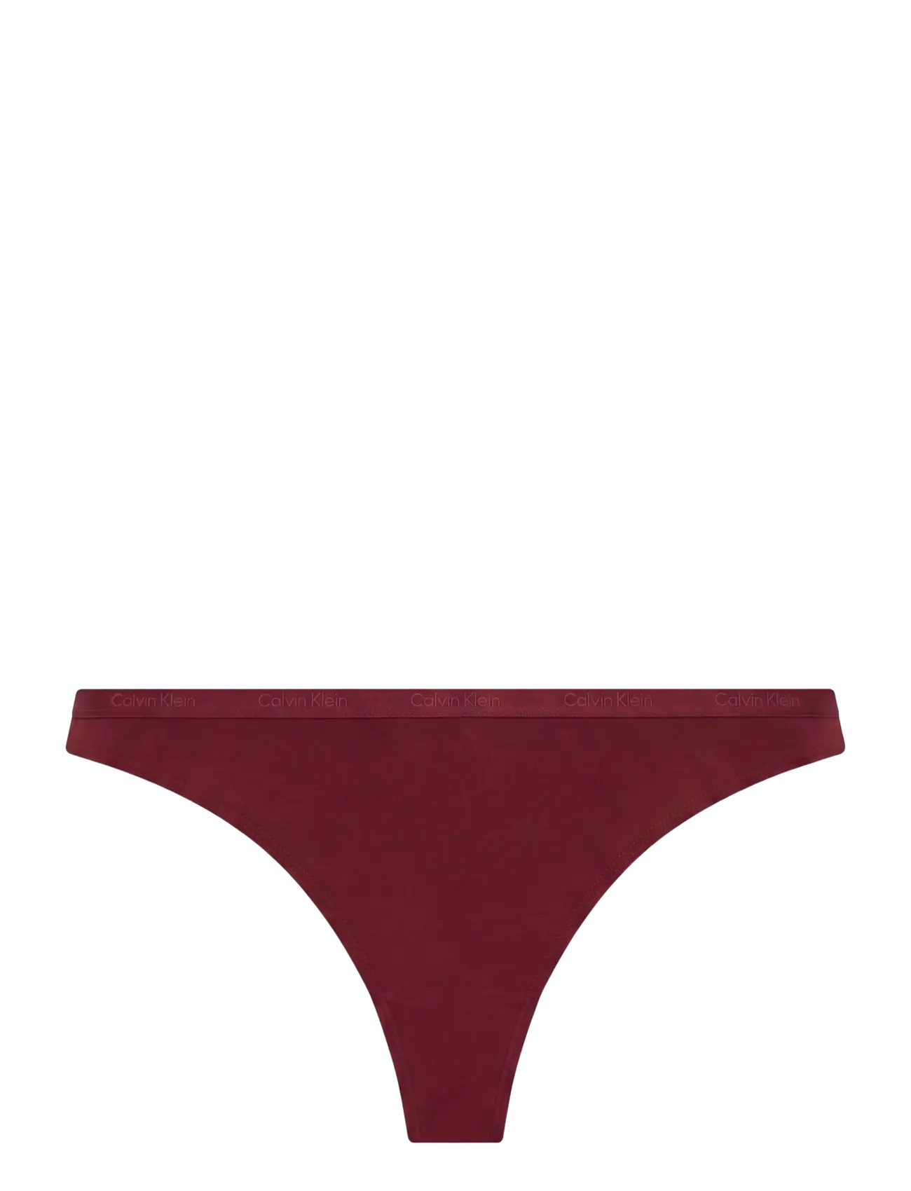 Calvin Klein THONG - Ondergoed - ESTABLISHED RED / burgundy