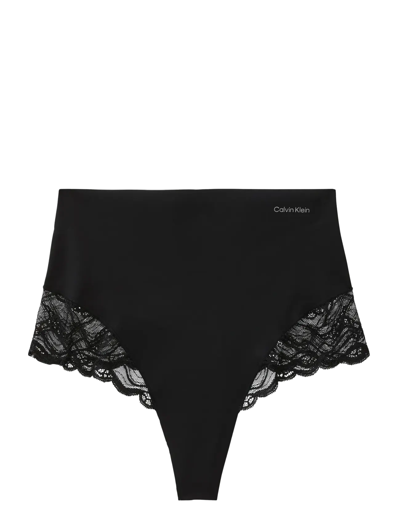 Calvin Klein THONG - Stringid - BLACK / black