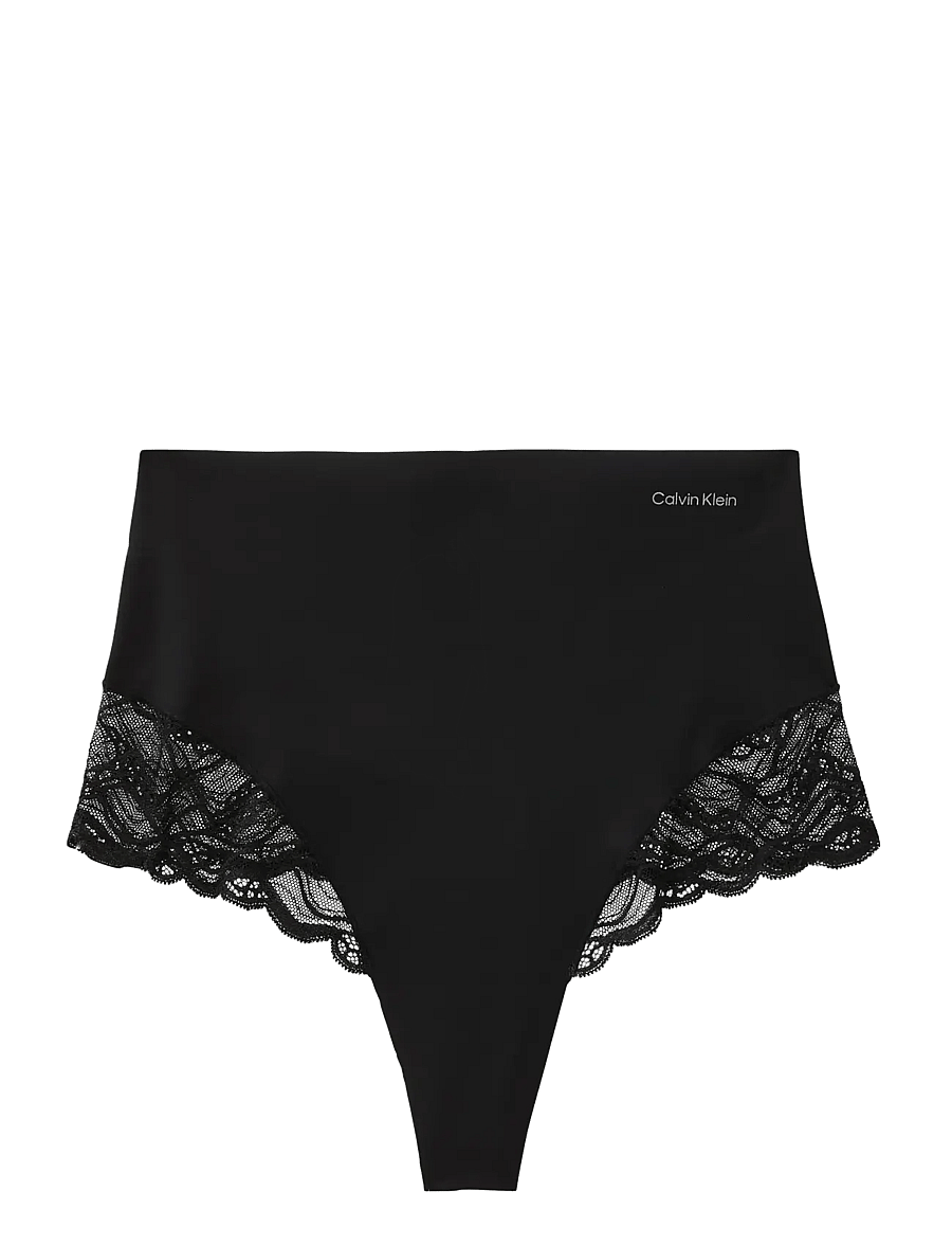 Calvin Klein - THONG - midi & maxi slips - black - 1