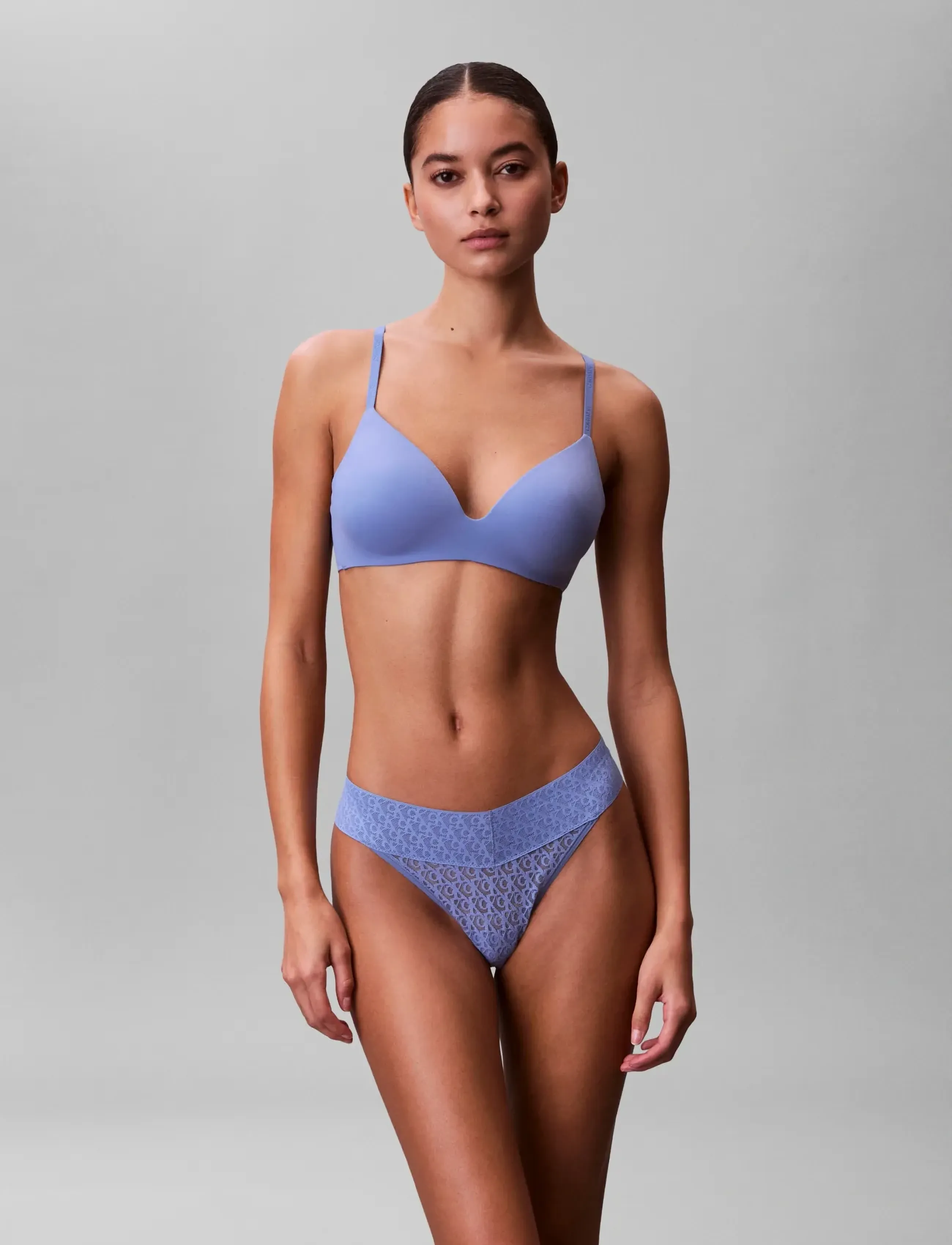 Calvin Klein - WIRE FREE T SHIRT BRA - t-shirt bh'er - blue tulip - 3