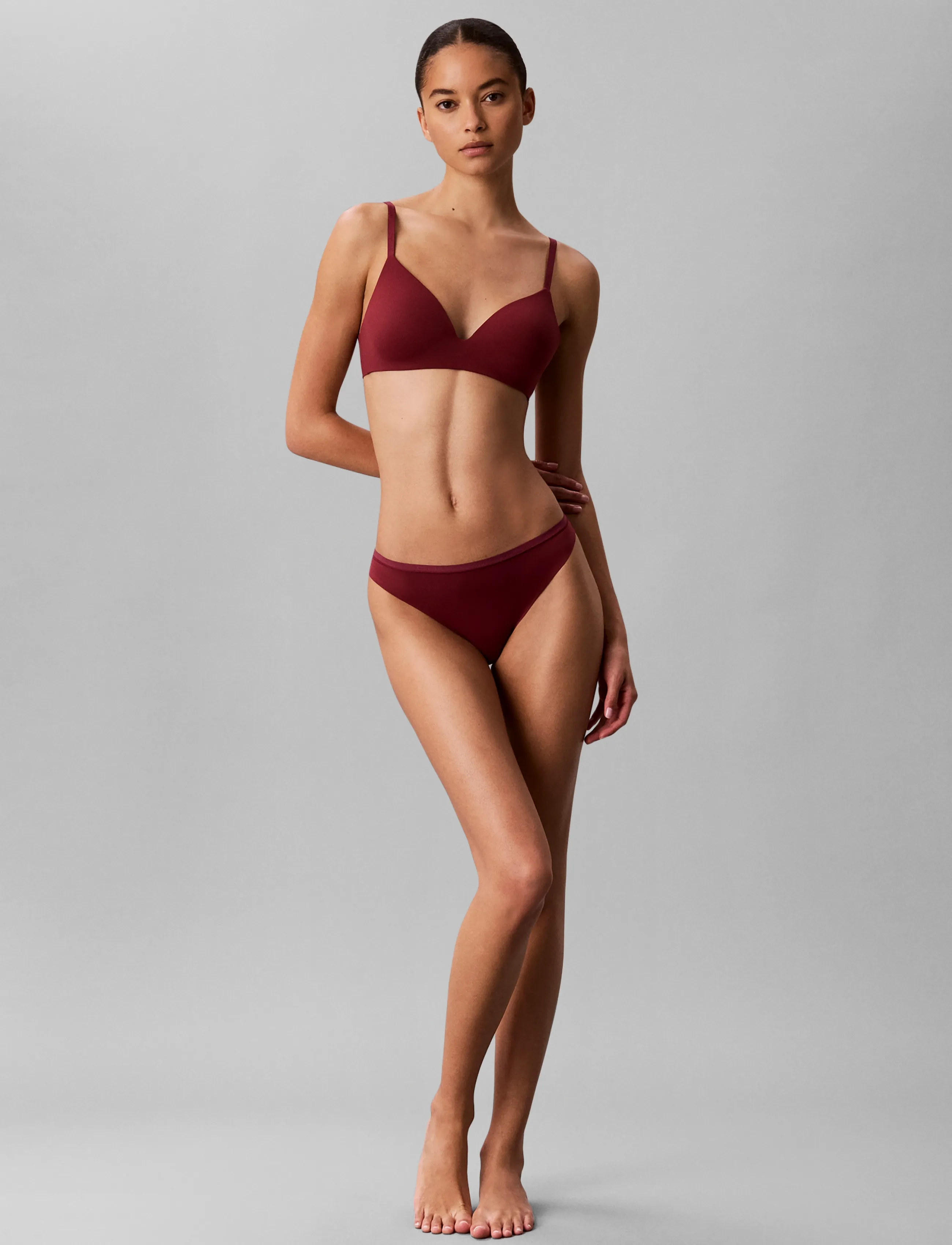 Calvin Klein - WIRE FREE T SHIRT BRA - t-shirt bh'er - established red - 0