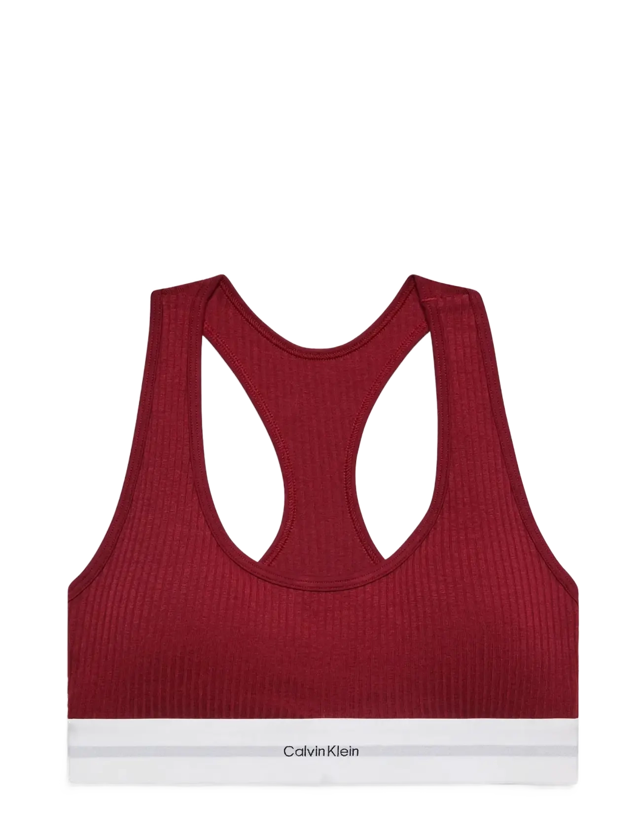 Calvin Klein Lightly Lined Bralette, S, Red, Bløde Bh'Er > Tank Top Bh'Er, Dame
