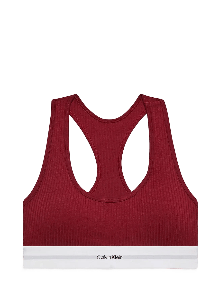 Calvin Klein - LIGHTLY LINED BRALETTE - tank-top brjóstahaldarar - fall berry - 0