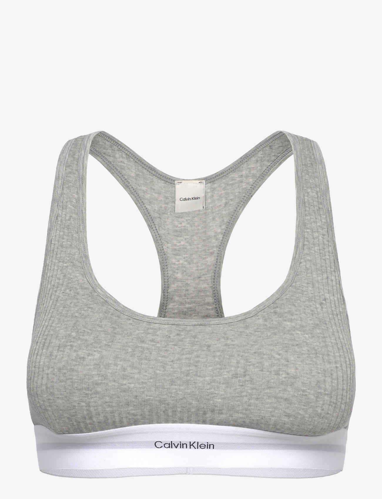 Calvin Klein - LIGHTLY LINED BRALETTE - tank top rinnahoidjad - grey heather - 1