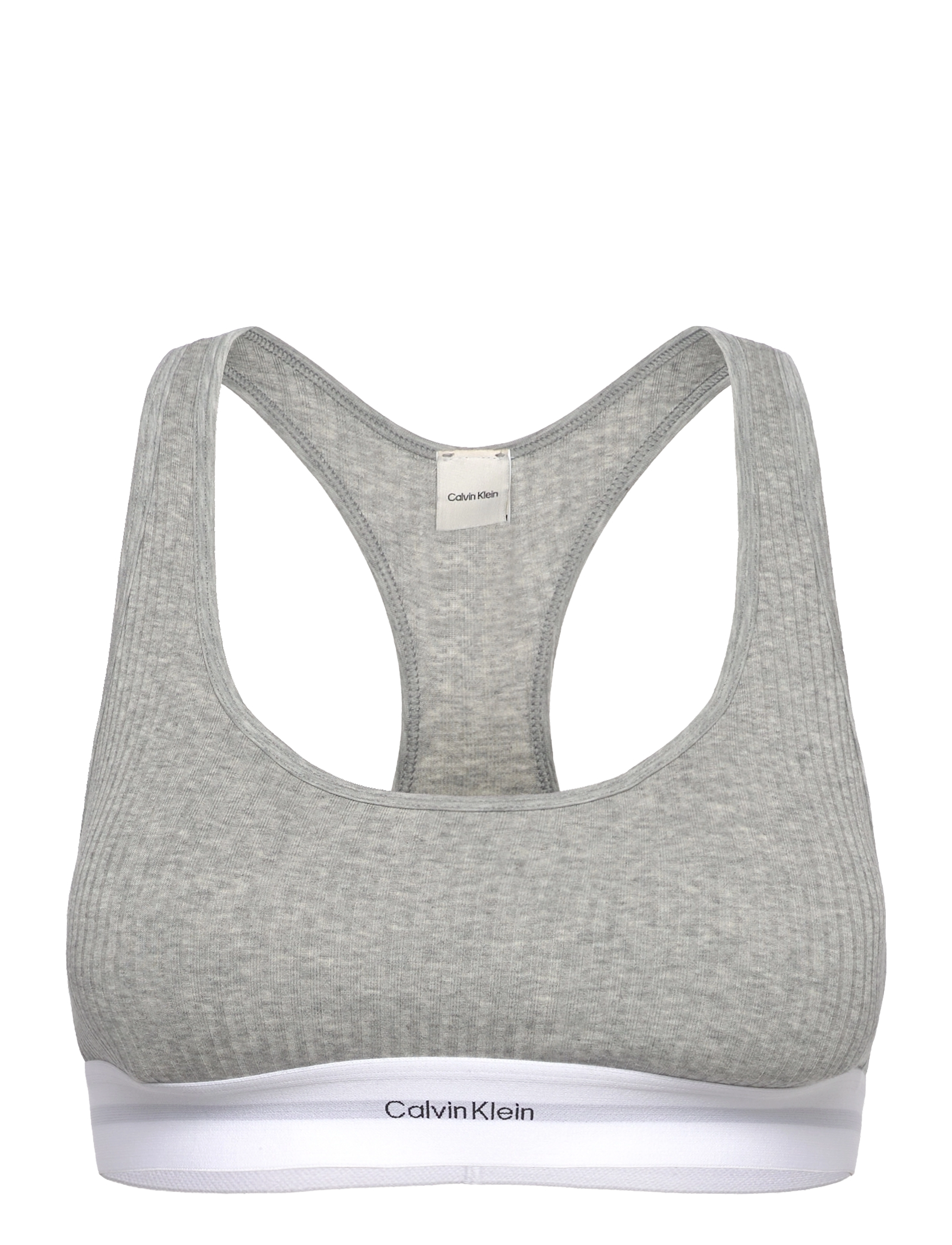 Calvin Klein - LIGHTLY LINED BRALETTE - tank top rinnahoidjad - grey heather - 1