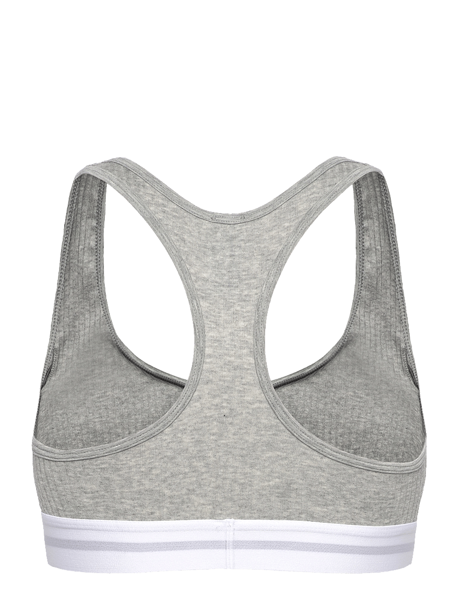 Calvin Klein - LIGHTLY LINED BRALETTE - tank top rinnahoidjad - grey heather - 2