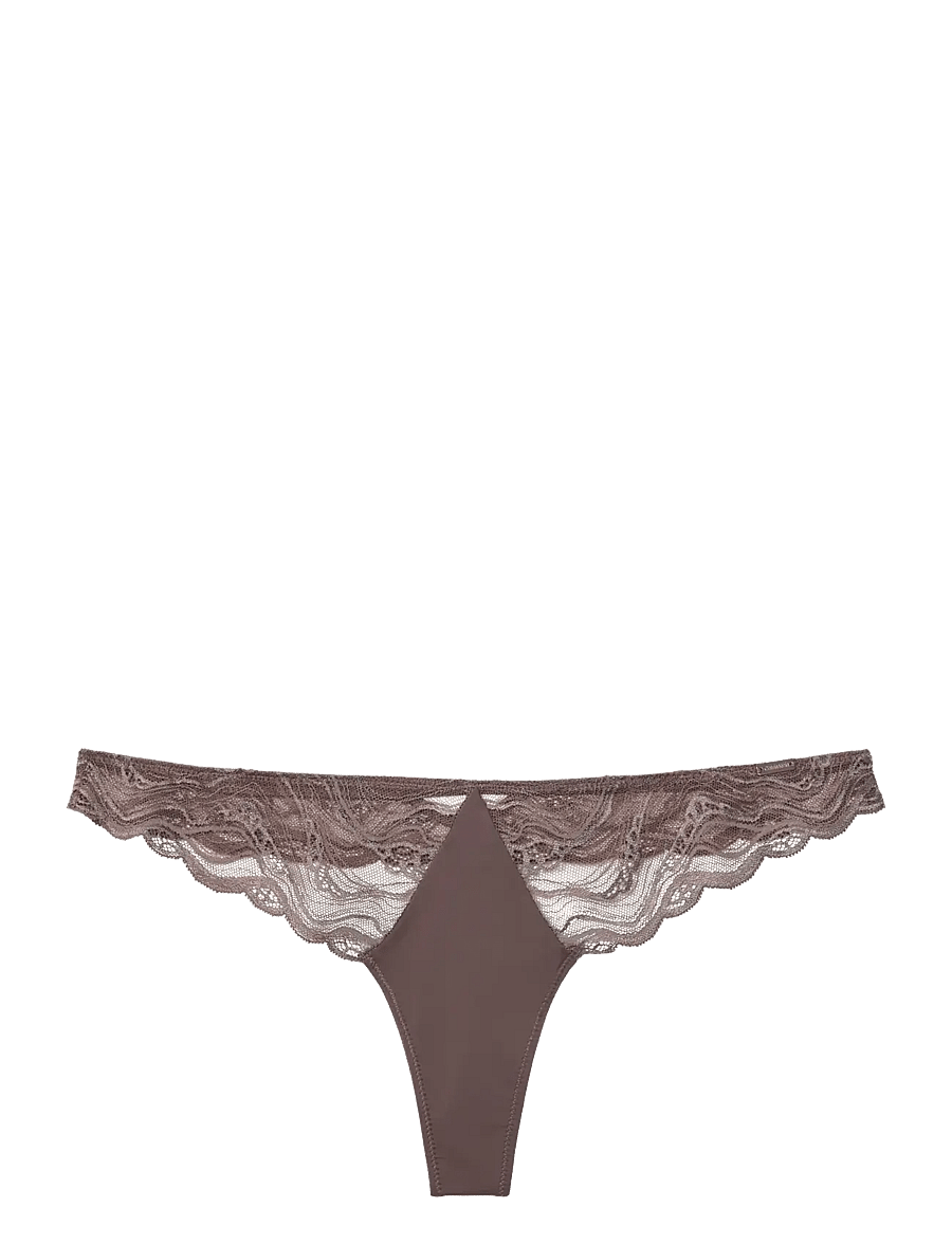 Calvin Klein - THONG - stringid - botanical brown - 1
