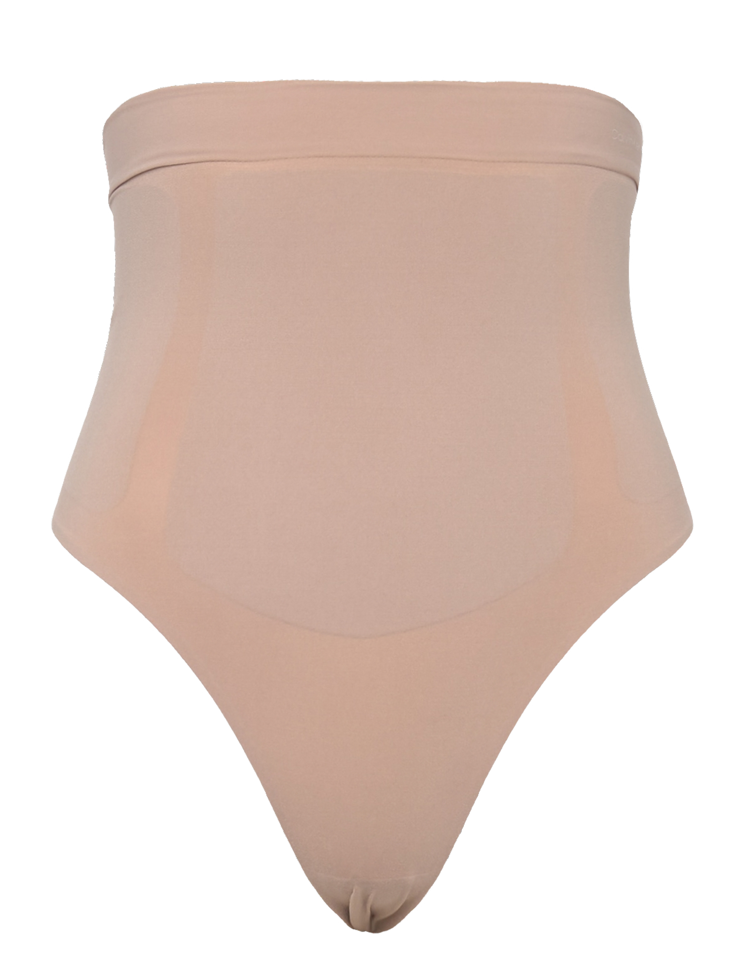 Calvin Klein EXTRA FIRM SEAMLESS THONG - Stringid - CEDAR / beige