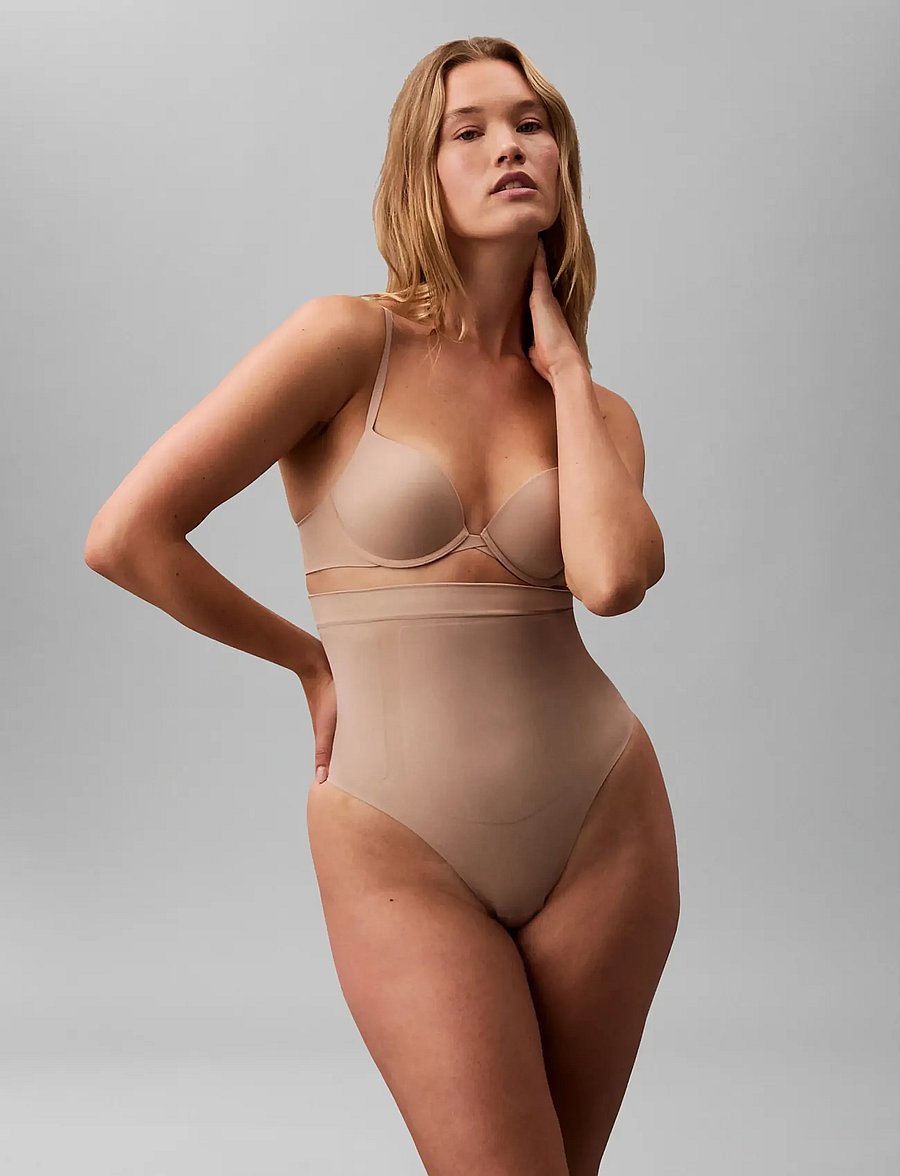 Calvin Klein - EXTRA FIRM SEAMLESS THONG - bezvīļu biksītes - cedar - 3