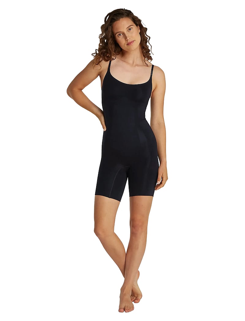 Calvin Klein - MID THIGH BODYSUIT - besondere anlässe - black - 0