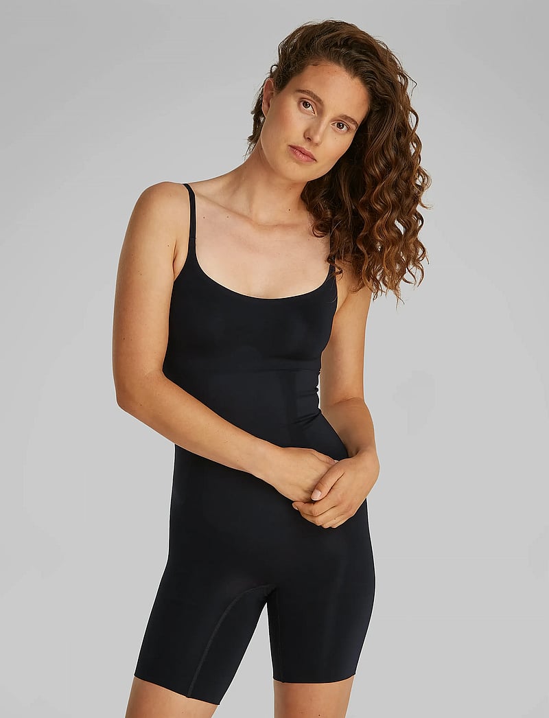 Calvin Klein - MID THIGH BODYSUIT - besondere anlässe - black - 3