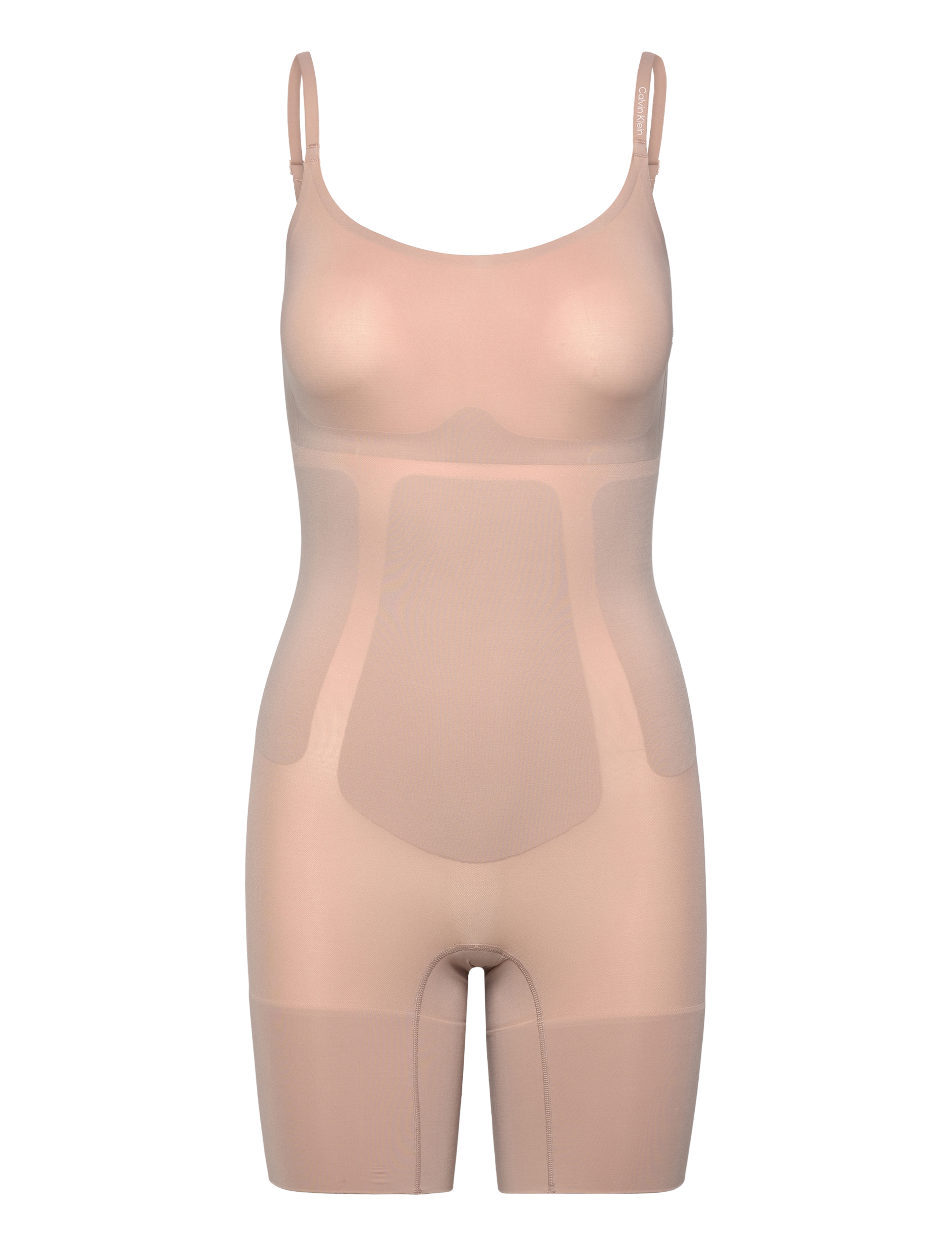 Calvin Klein MID THIGH BODYSUIT - Bodies & underkjoler - CEDAR / beige
