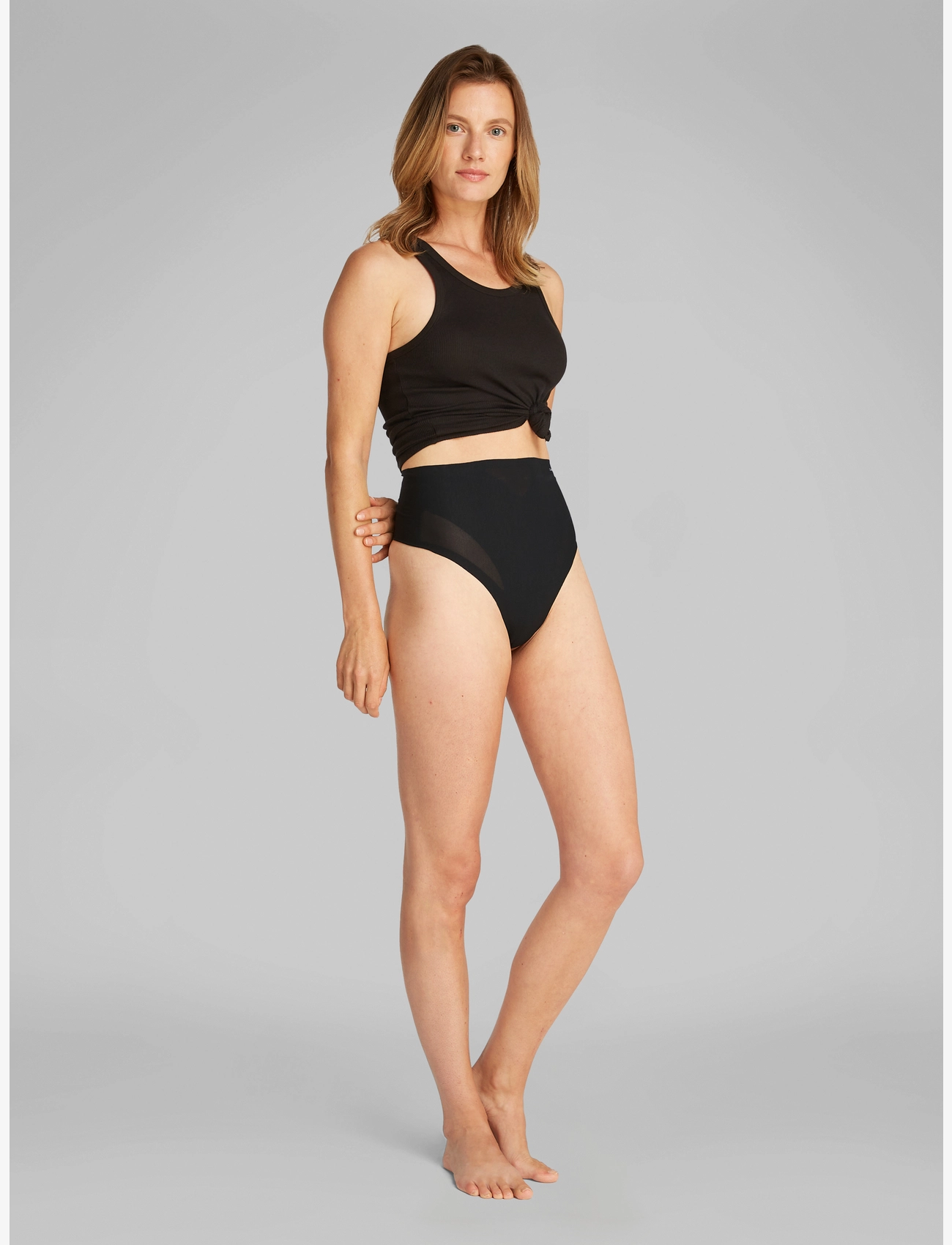 Calvin Klein THONG - Calvin Klein - BLACK / black