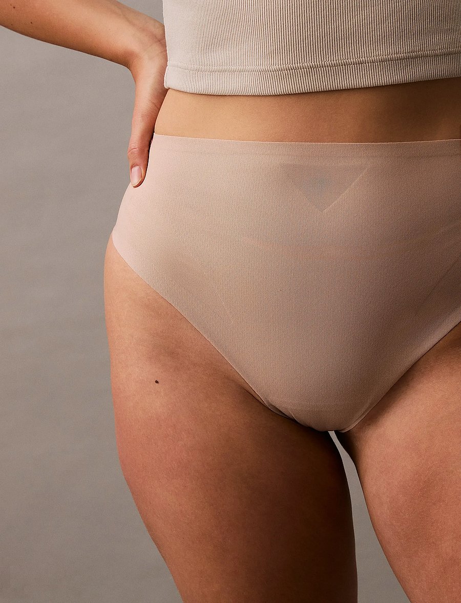 Calvin Klein - THONG - wyszczuplające majtki - cedar - 5
