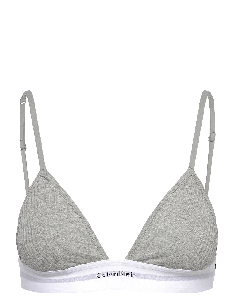 Calvin Klein - UNLINED TRIANGLE - bralette - grey heather - 1