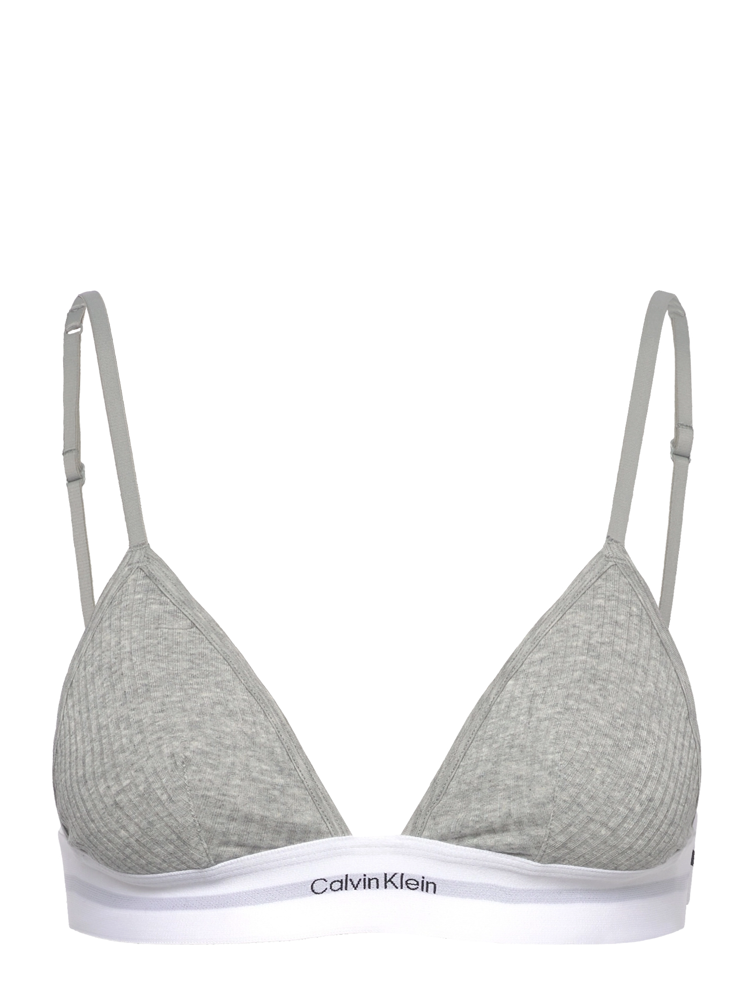 Calvin Klein UNLINED TRIANGLE - BH'er - GREY HEATHER / grey