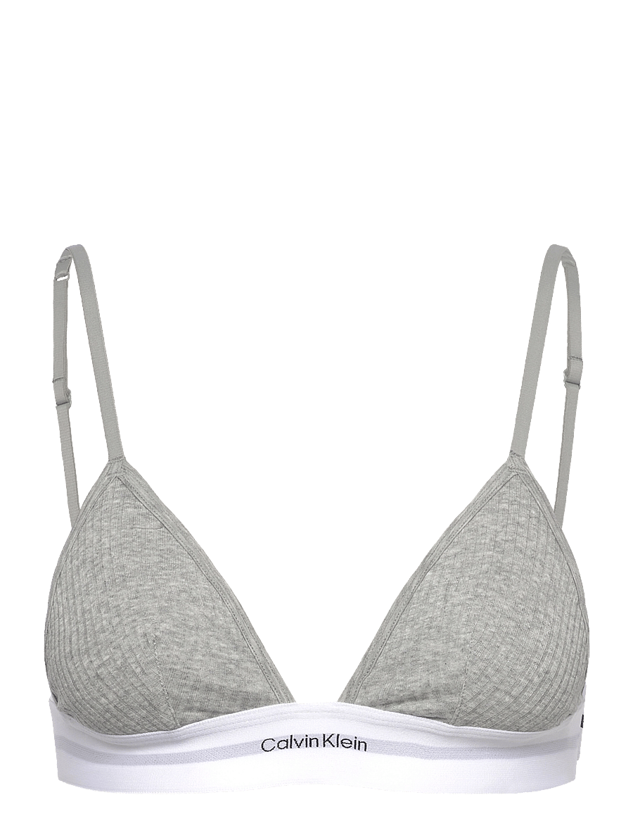 Calvin Klein - UNLINED TRIANGLE - bralette - grey heather - 1