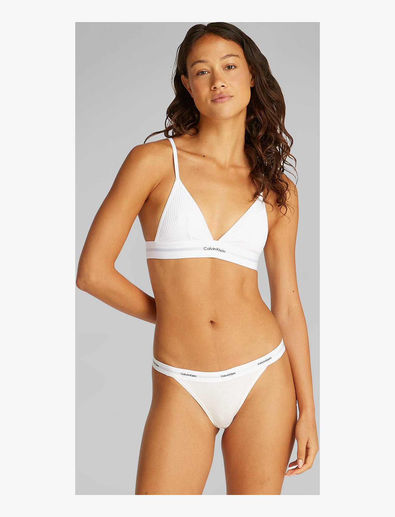 Calvin Klein - UNLINED TRIANGLE - bralette - white - 0