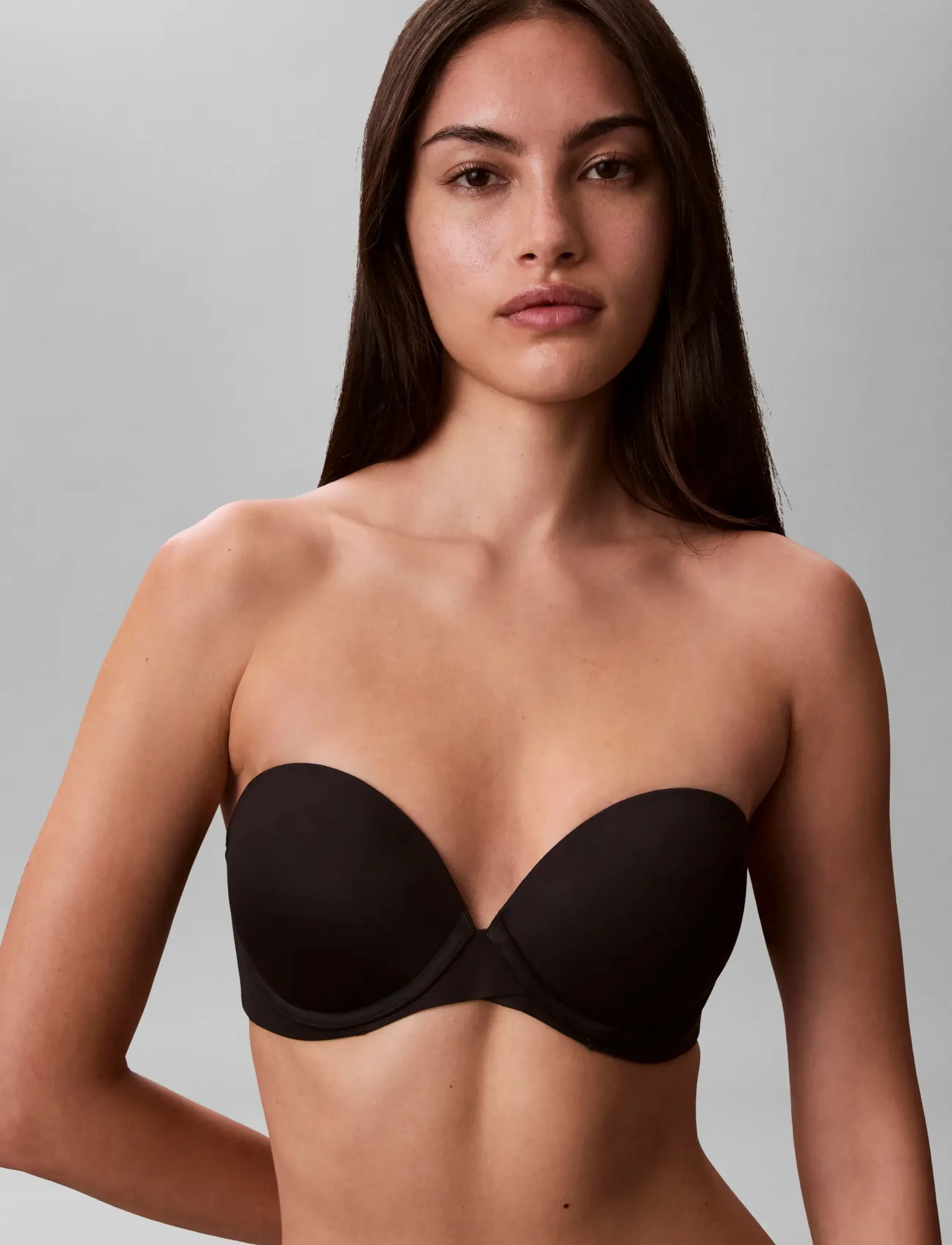 Calvin Klein - PUSH UP STRAPLESS - push up bh-er - black - 4
