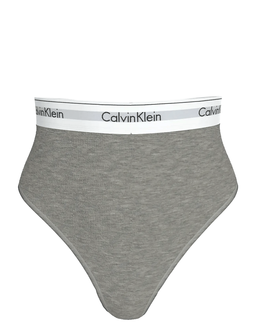Calvin Klein - THONG - tangas - b10 grey heather - 0