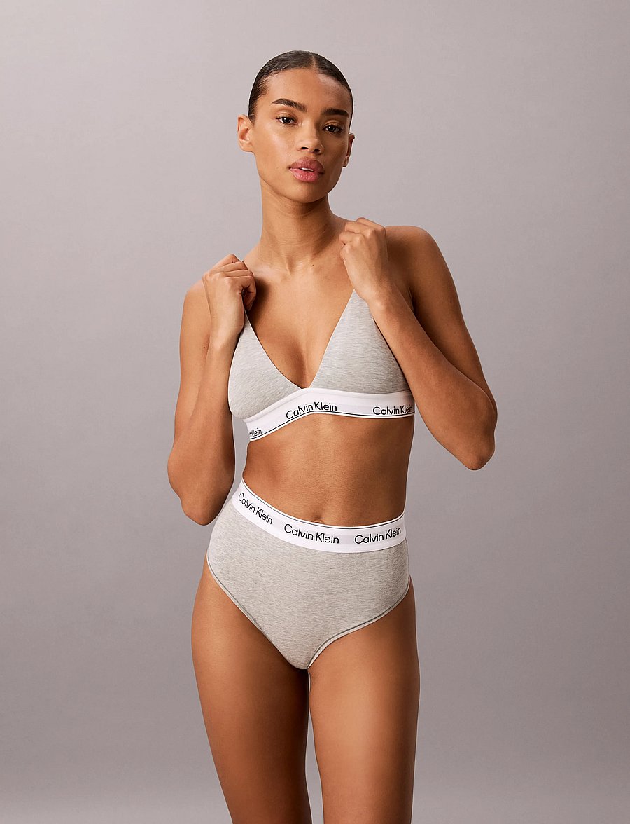 Calvin Klein - THONG - tangas - b10 grey heather - 3