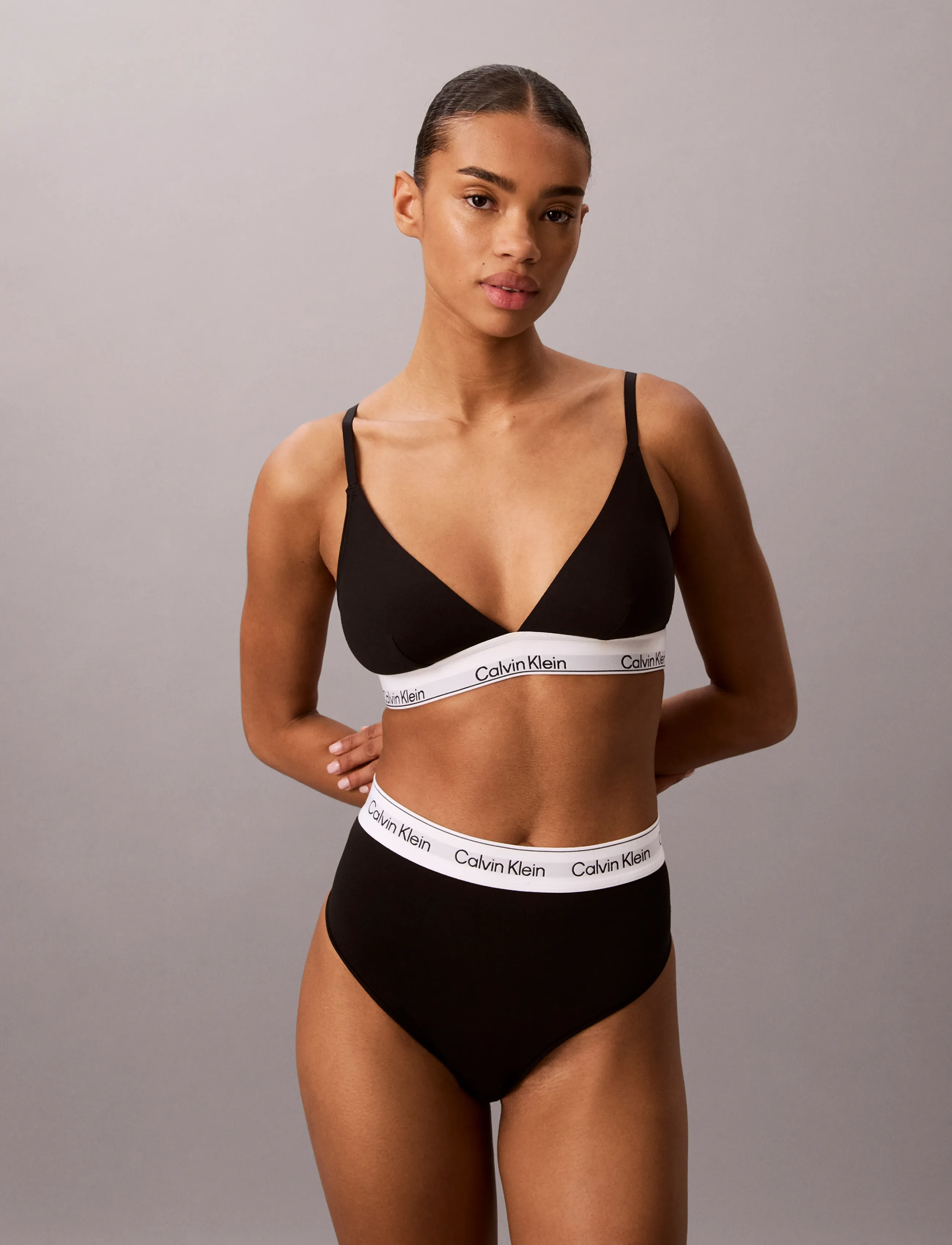 Calvin Klein - THONG - stringtrosor - black - 3