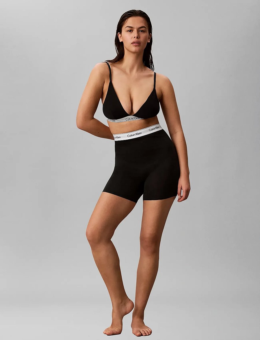 Calvin Klein - THIGH SHORT - shaping nederdelar - black - 0