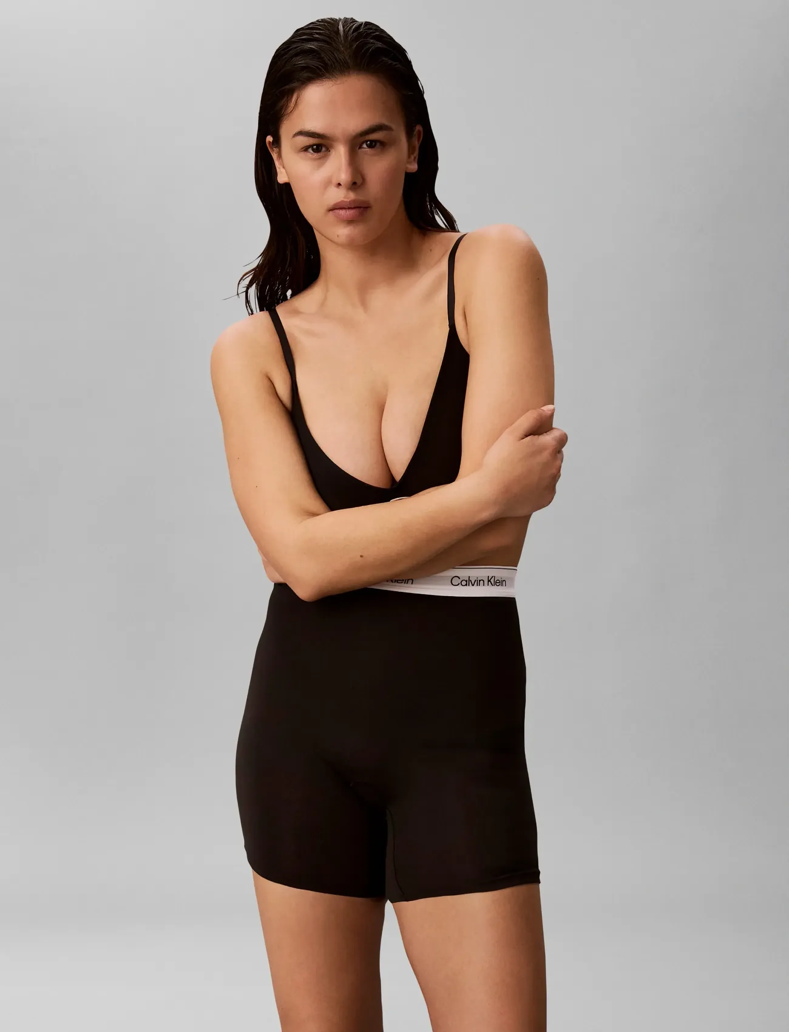 Calvin Klein - THIGH SHORT - shaping bottoms - black - 3