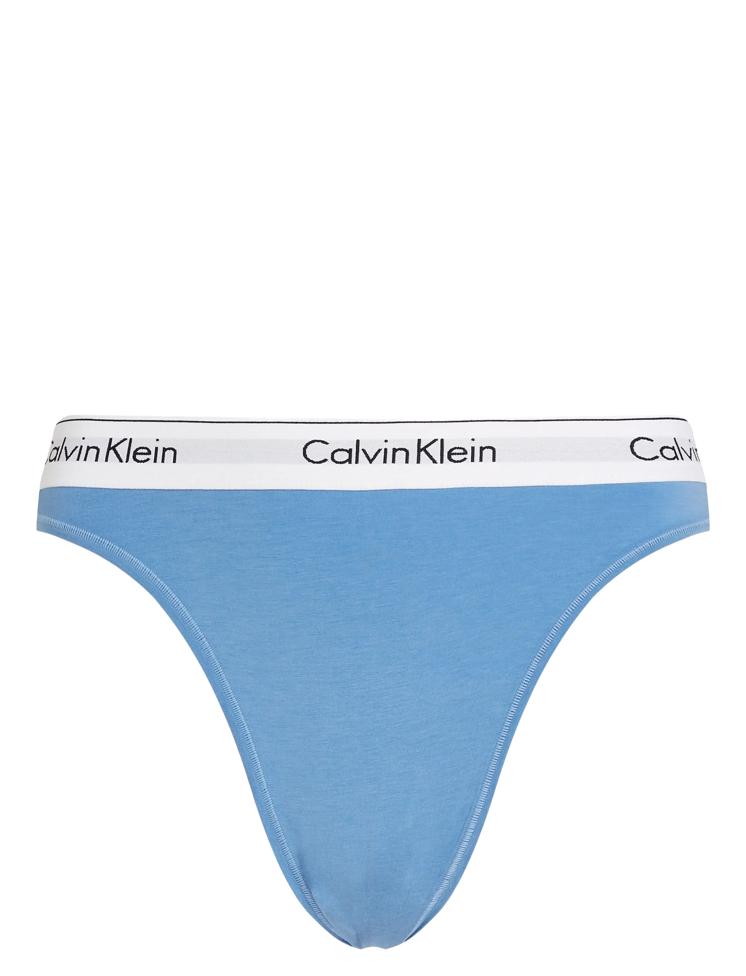 Calvin Klein HIGH LEG TANGA - Trusser - GLACIER / blue