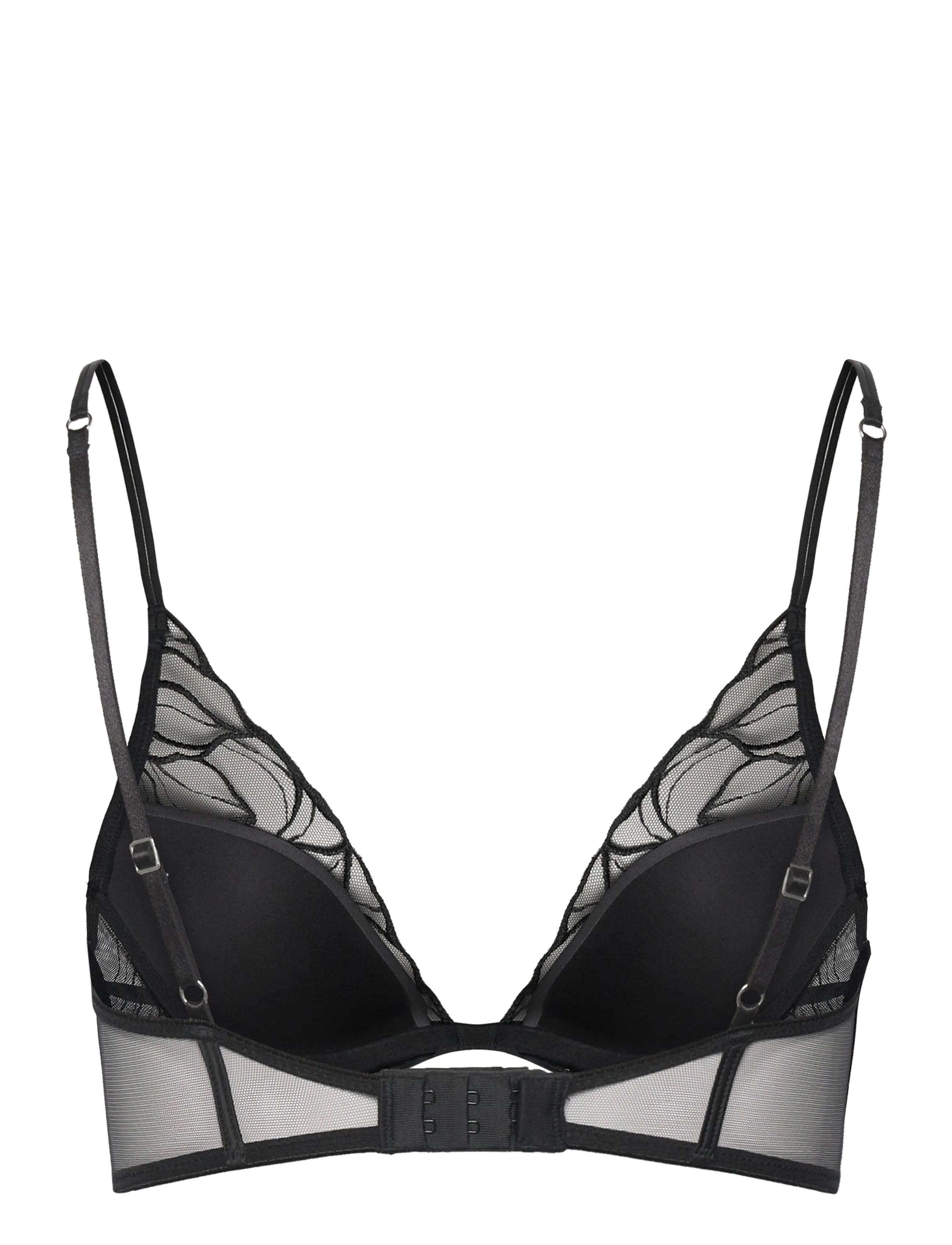Calvin Klein - LIGHTLY LINED PLUNGE - biustonosze z głębokim dekoltem - black - 2