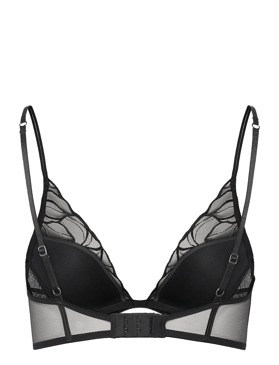 Calvin Klein - LIGHTLY LINED PLUNGE - plunge bh's - black - 2