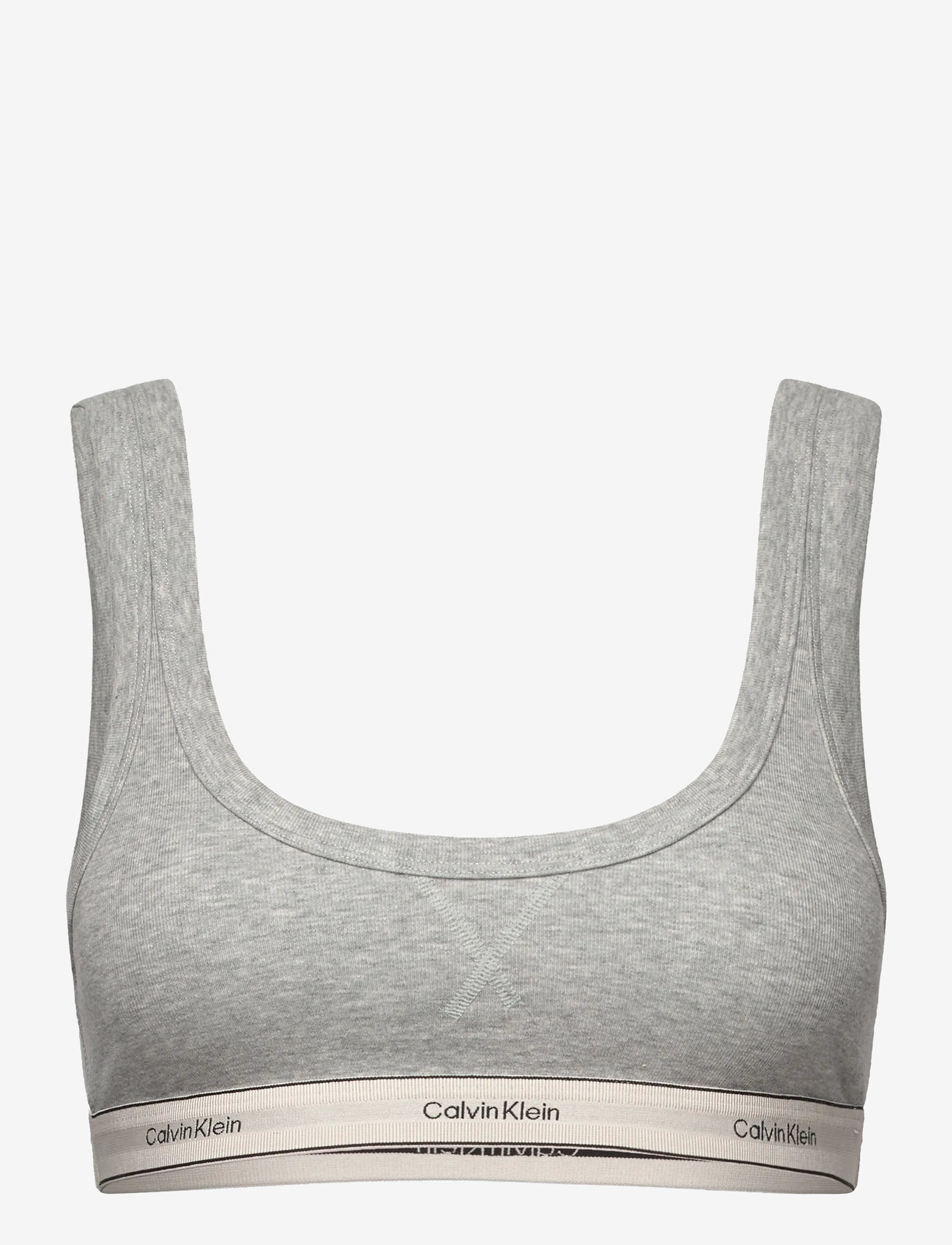 Calvin Klein - UNLINED BRALETTE - rinnahoidja - grey heather - 1