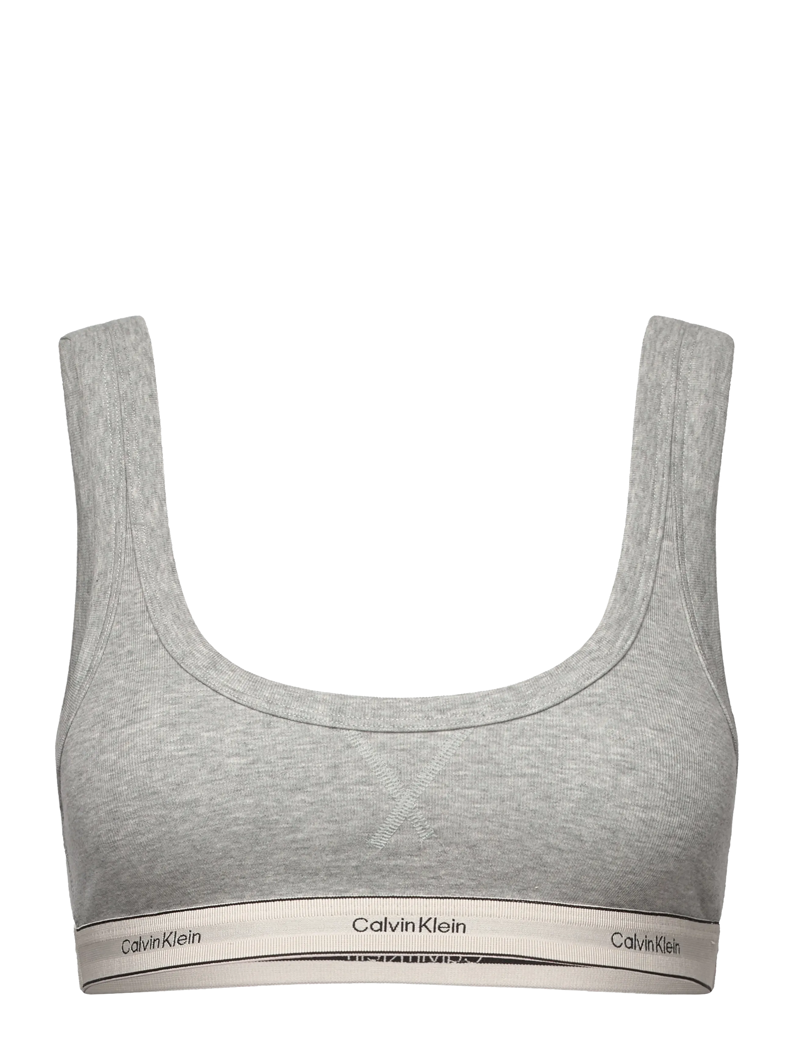 Calvin Klein - UNLINED BRALETTE - grey heather - 1