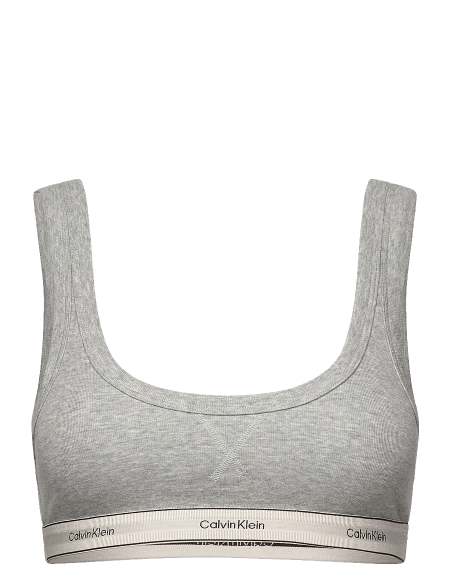 Calvin Klein - UNLINED BRALETTE - grey heather - 1