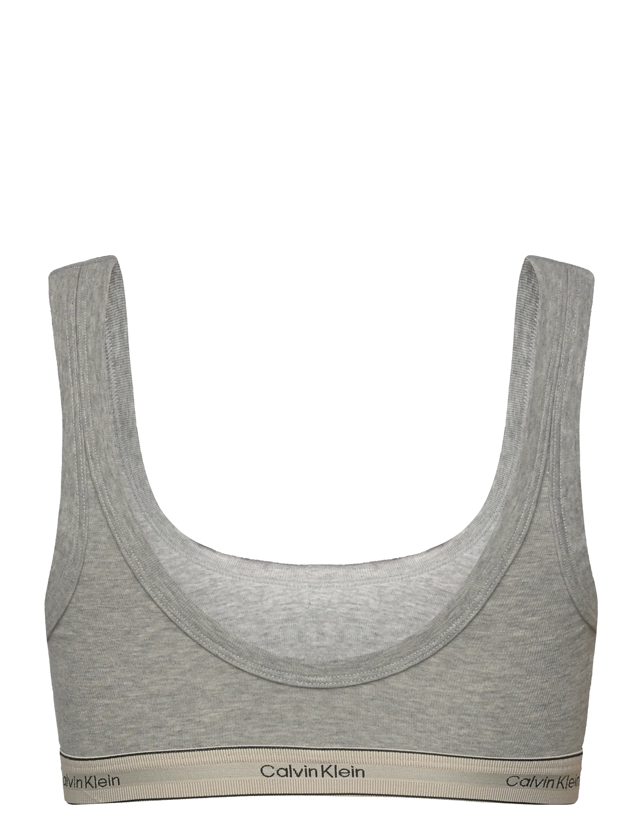 Calvin Klein - UNLINED BRALETTE - grey heather - 2