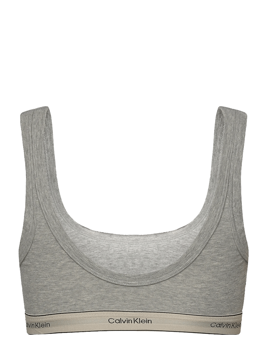 Calvin Klein - UNLINED BRALETTE - grey heather - 2