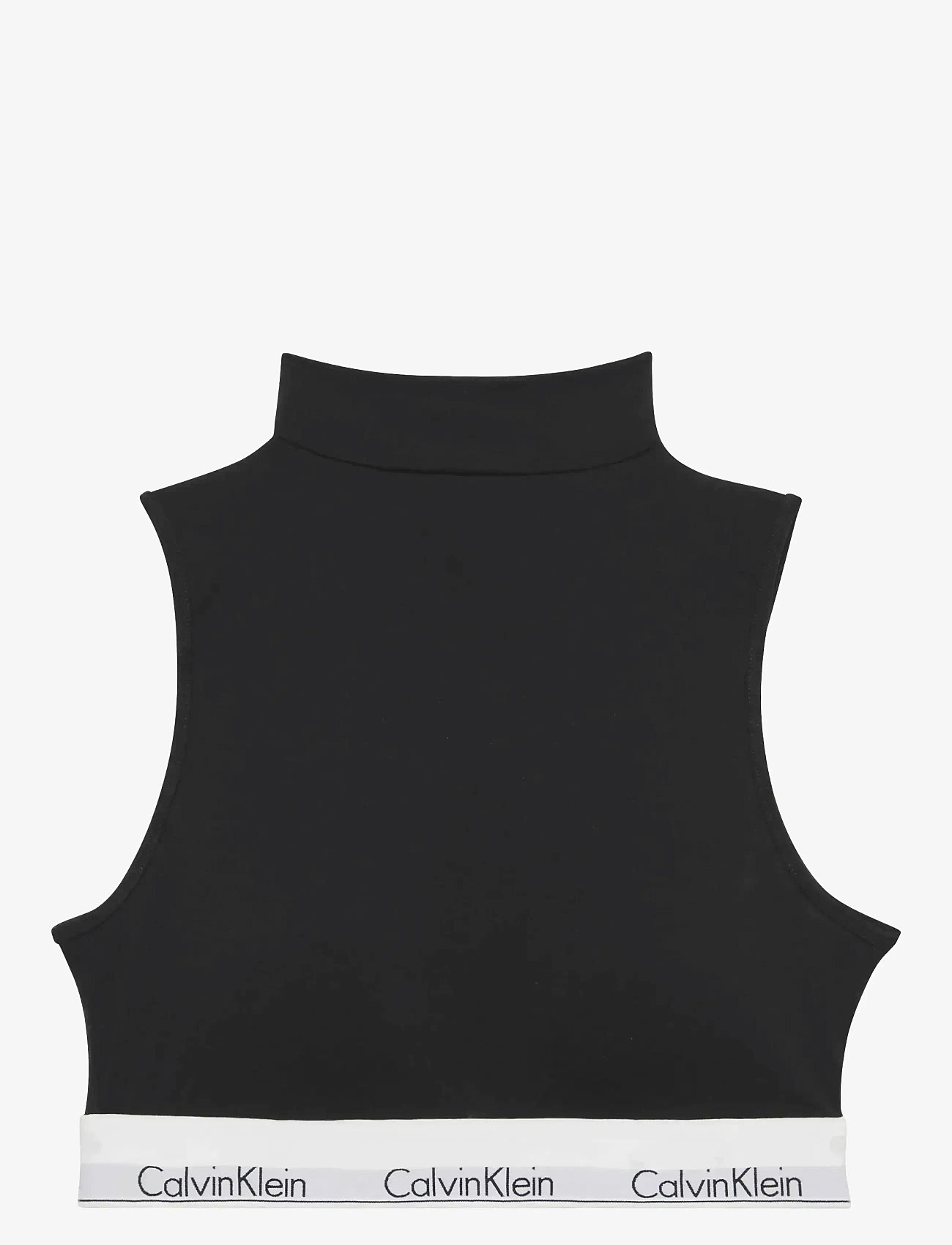 Calvin Klein - LIGHTLY LINED MOCKNECK BRALETTE - bh-linnen - black - 0