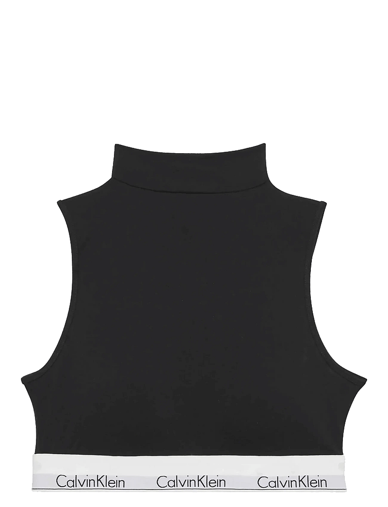 Calvin Klein - LIGHTLY LINED MOCKNECK BRALETTE - bralette - black - 0