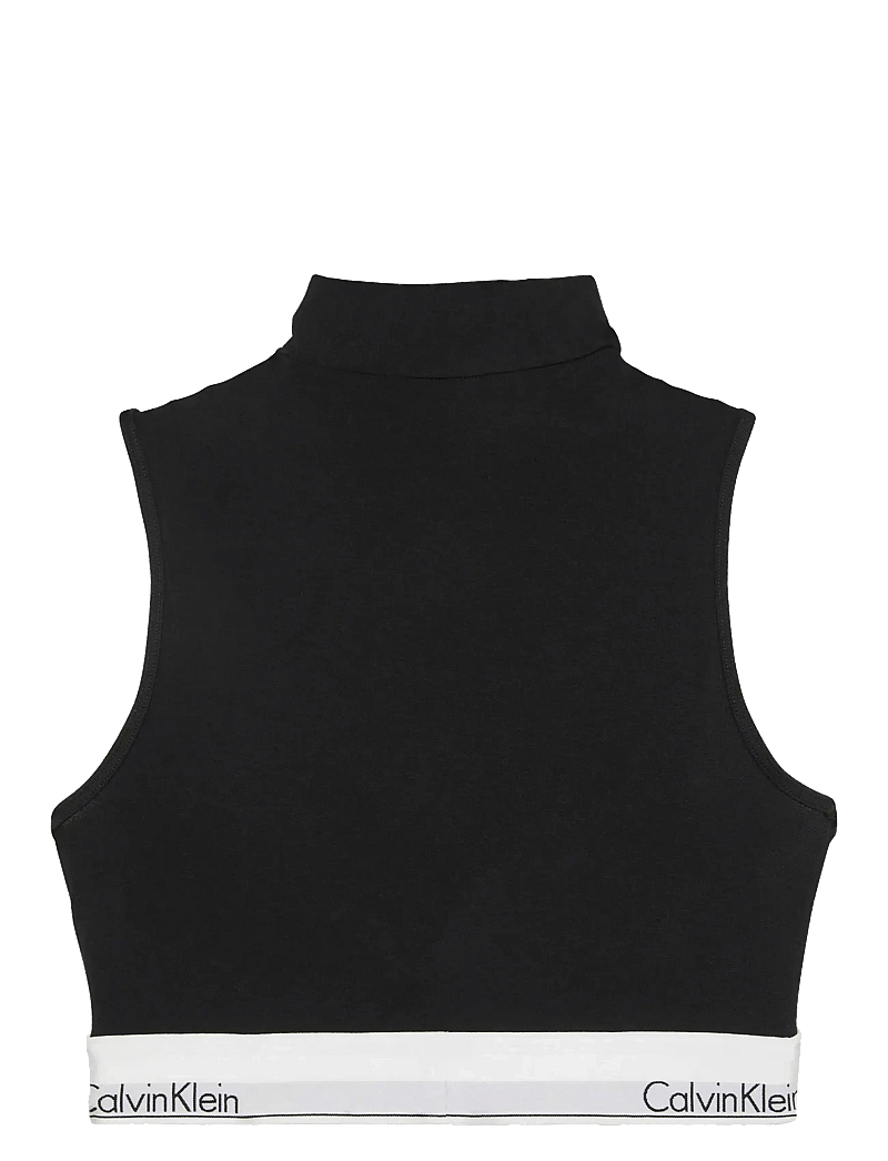 Calvin Klein - LIGHTLY LINED MOCKNECK BRALETTE - bralette - black - 1