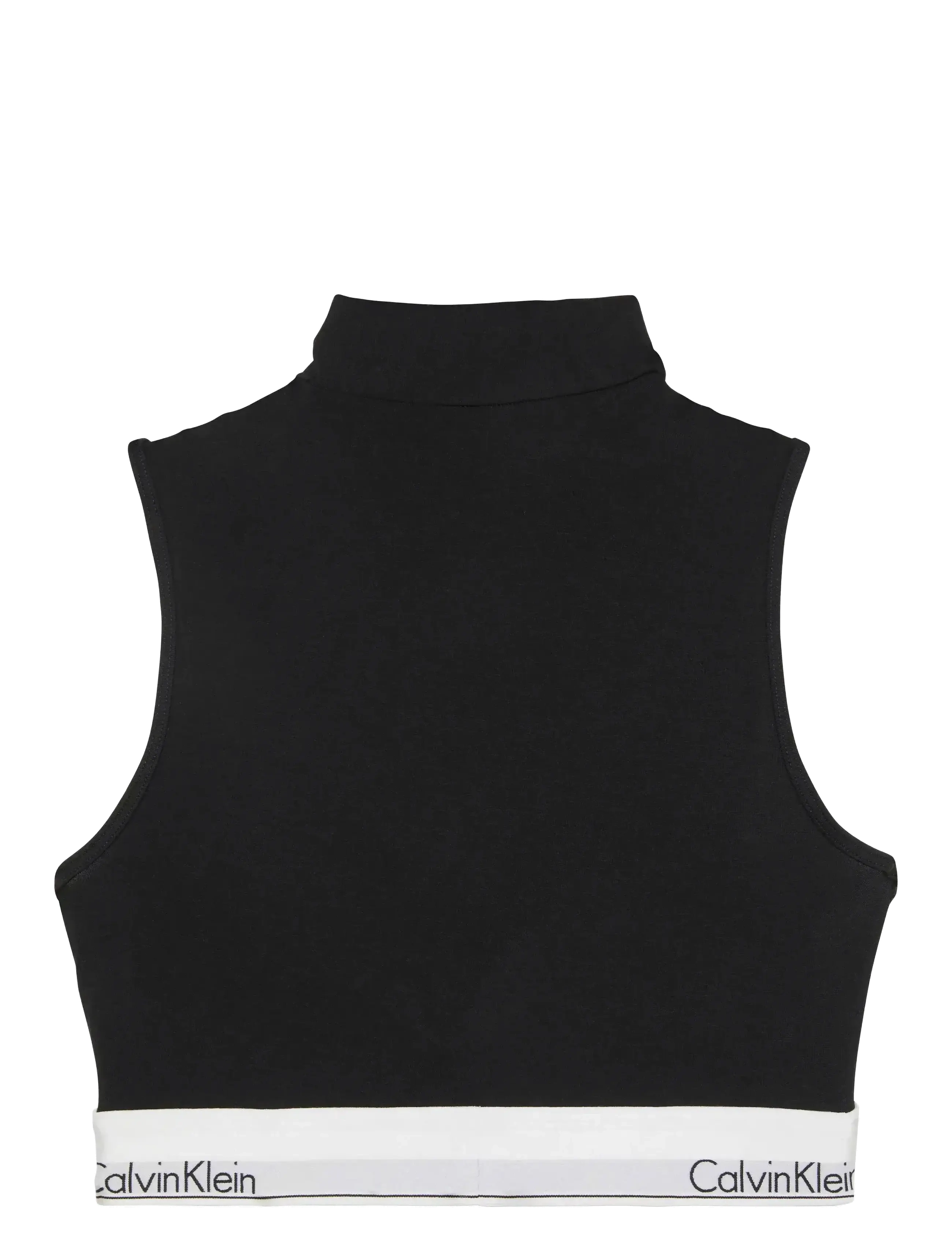 Calvin Klein - LIGHTLY LINED MOCKNECK BRALETTE - tank-top-bhs - black - 1