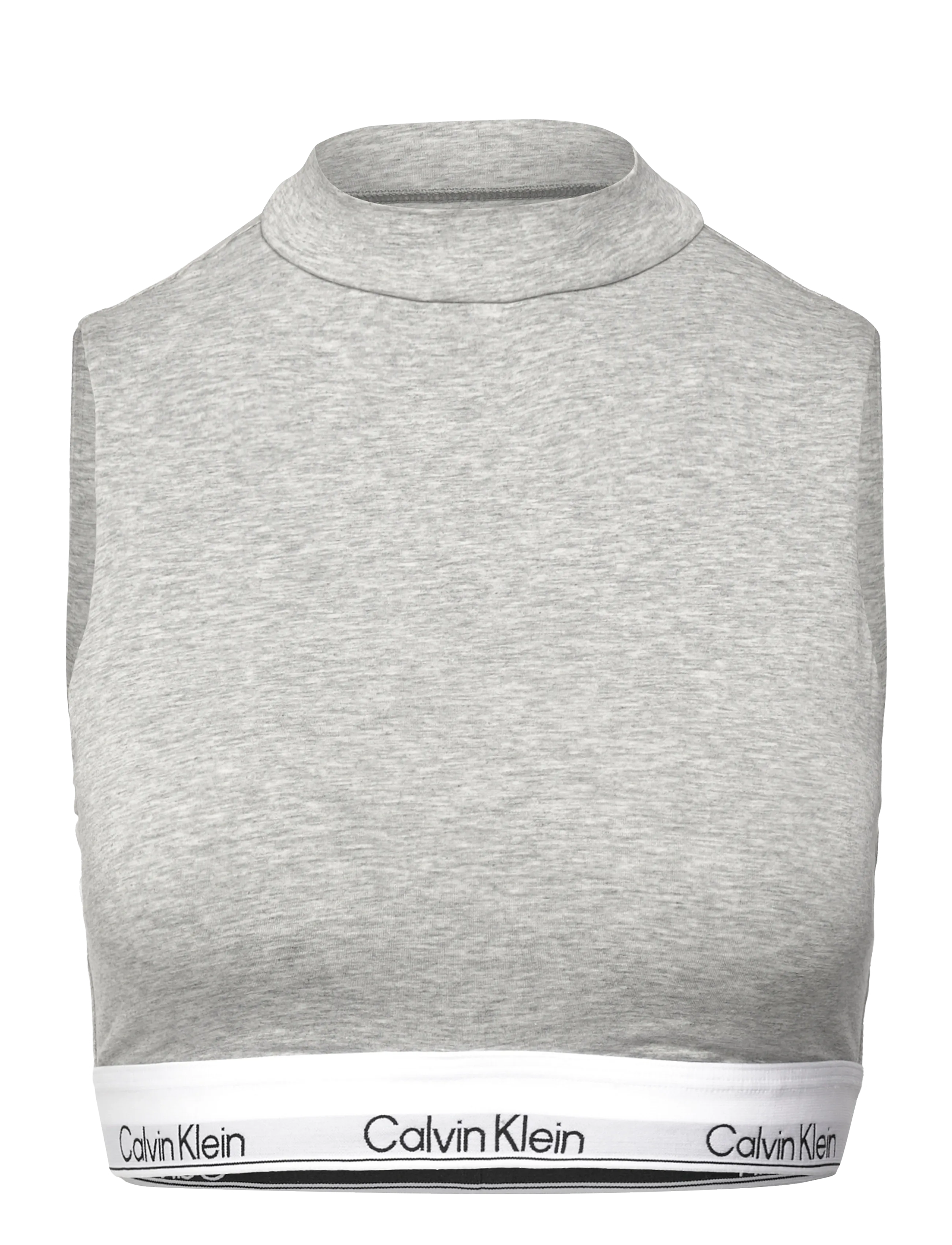Calvin Klein LIGHTLY LINED MOCKNECK BRALETTE - BHs - GREY HEATHER / grey