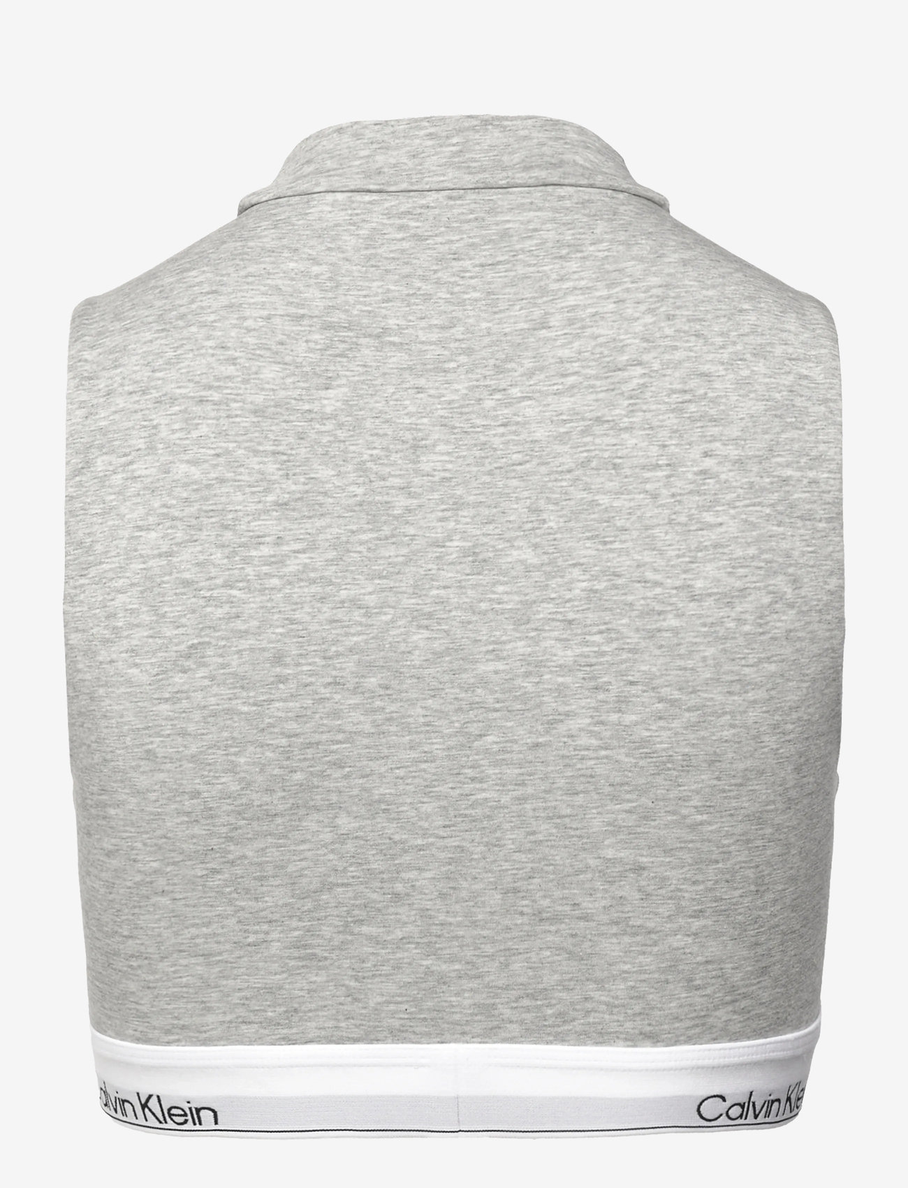 Calvin Klein - LIGHTLY LINED MOCKNECK BRALETTE - tank top rinnahoidjad - grey heather - 2