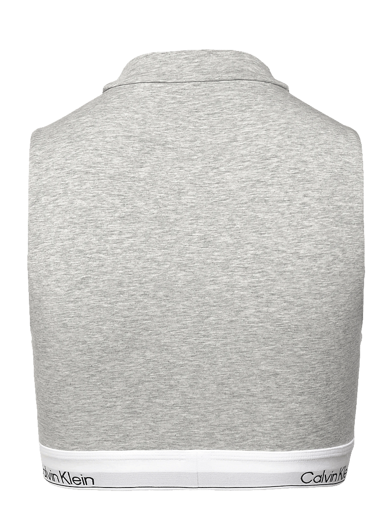 Calvin Klein - LIGHTLY LINED MOCKNECK BRALETTE - tank top rinnahoidjad - grey heather - 2