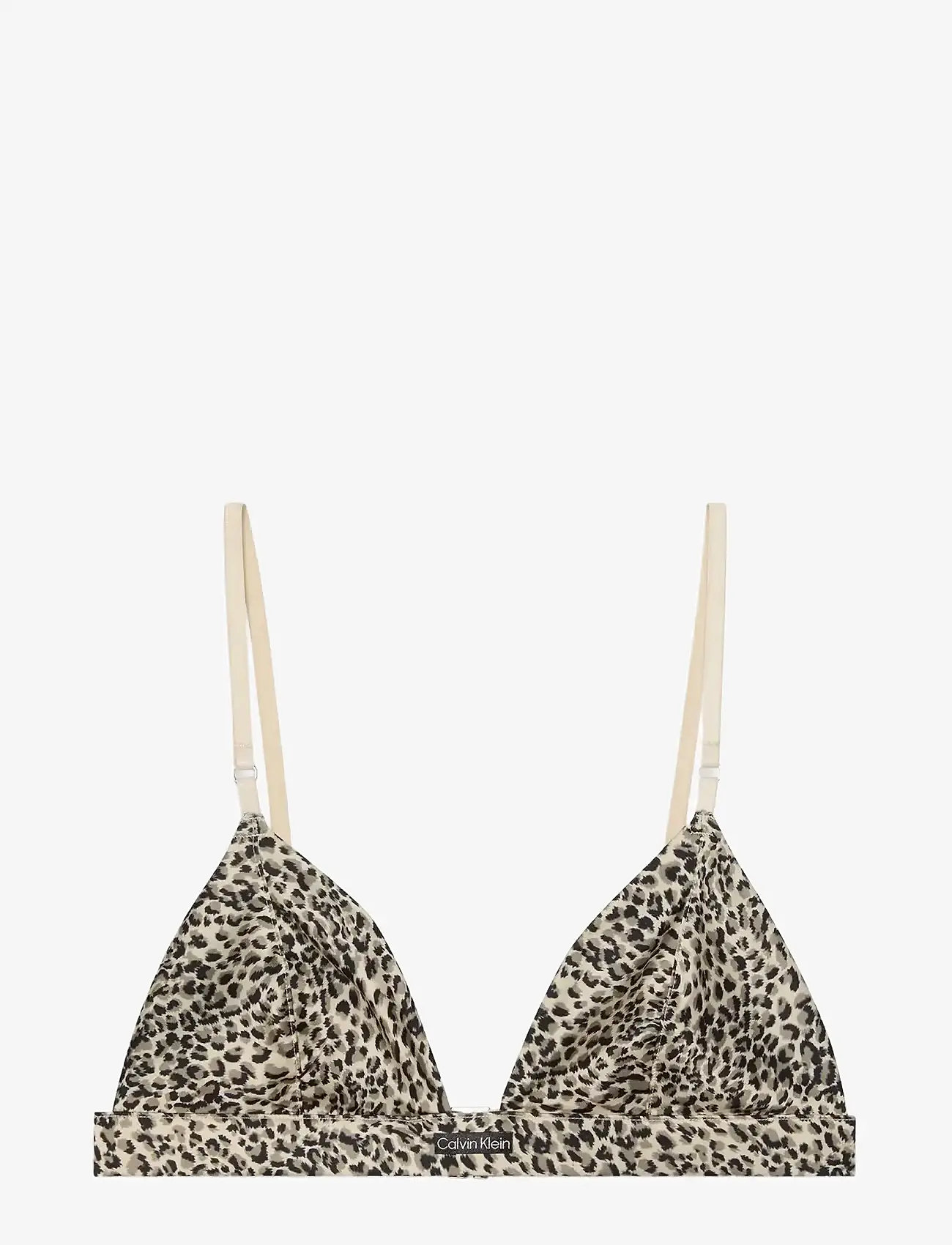 Calvin Klein - UNLINED TRIANGLE - bralette - animal print tempt+temp color - 0
