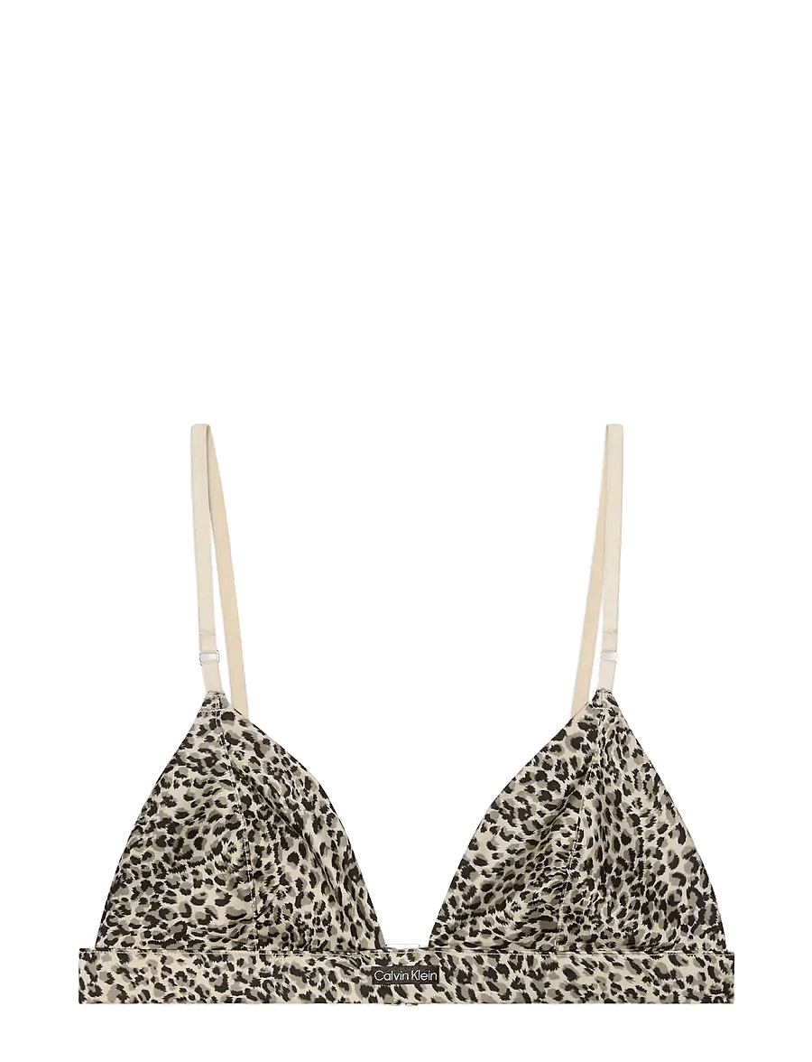 Calvin Klein - UNLINED TRIANGLE - bralette - animal print tempt+temp color - 0