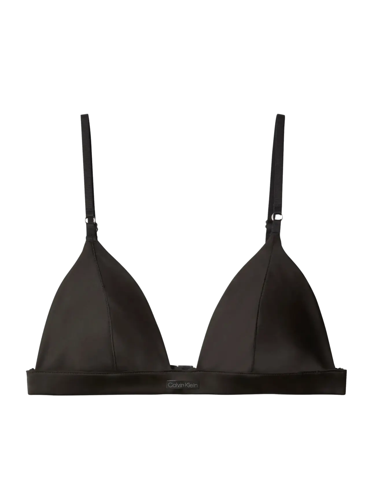 Calvin Klein UNLINED TRIANGLE - Rinnahoidja - BLACK / black