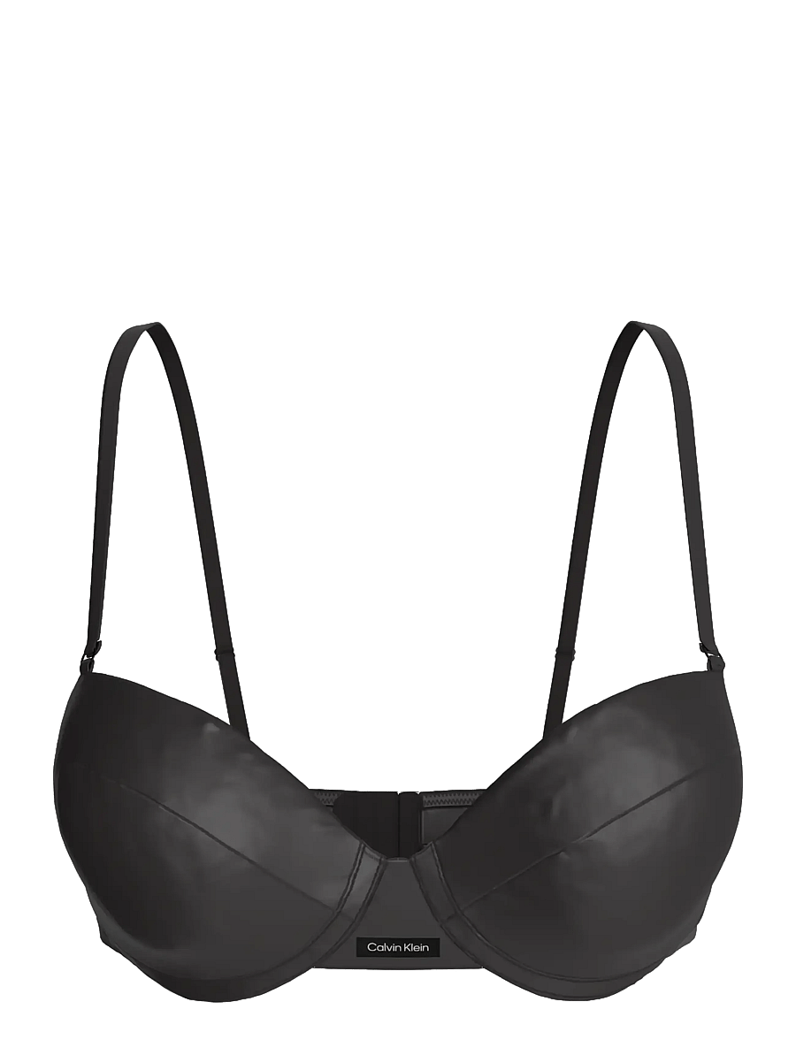 Calvin Klein - LIGHTLY LINED DEMI - balconette-rinnahoidjad - black - 0