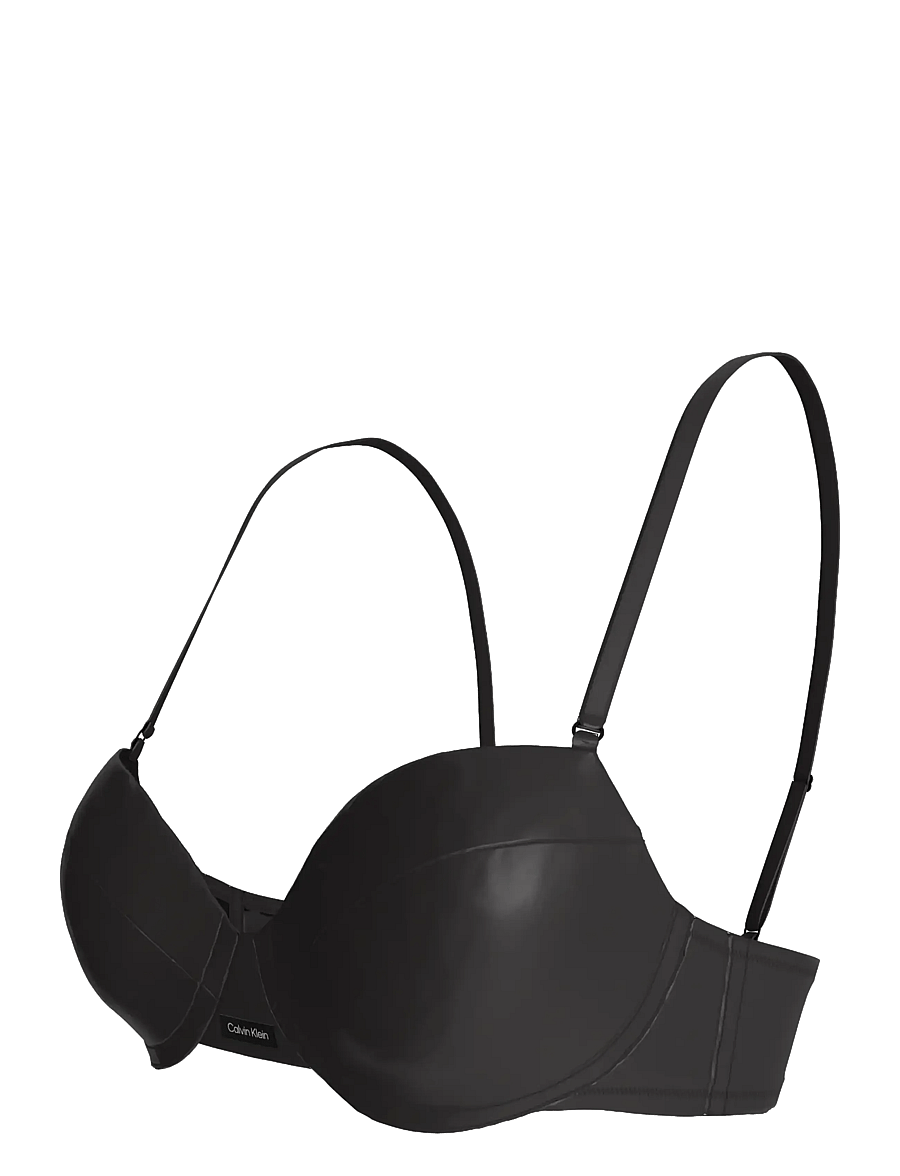 Calvin Klein - LIGHTLY LINED DEMI - balconette-rinnahoidjad - black - 2