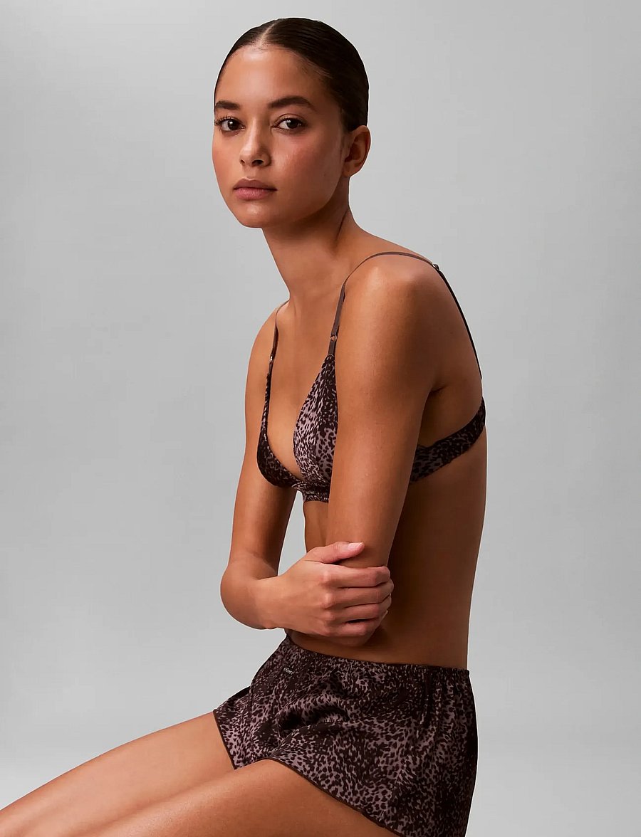 Calvin Klein - TAPSHORT - lühikesed püksid - tidal animal botanical brown - 4