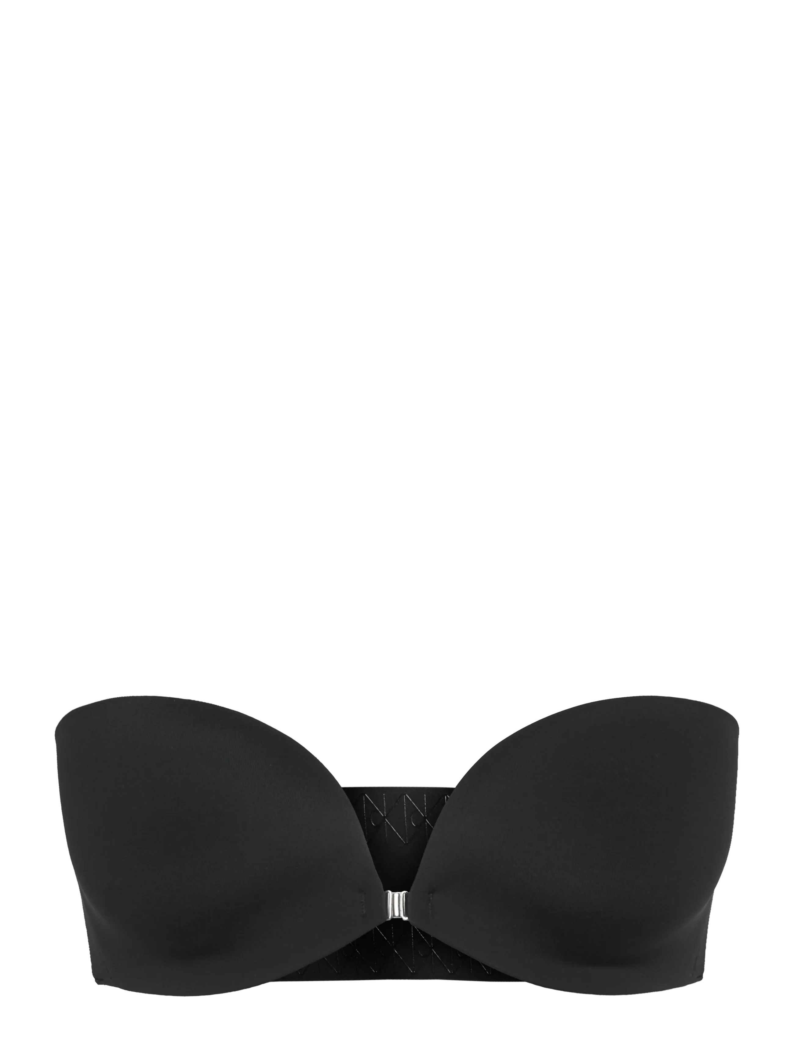 Calvin Klein Front Clasp Pu Strapless, L, Bras & Oberteile, Schwarz - Strapless Bras, Frauen